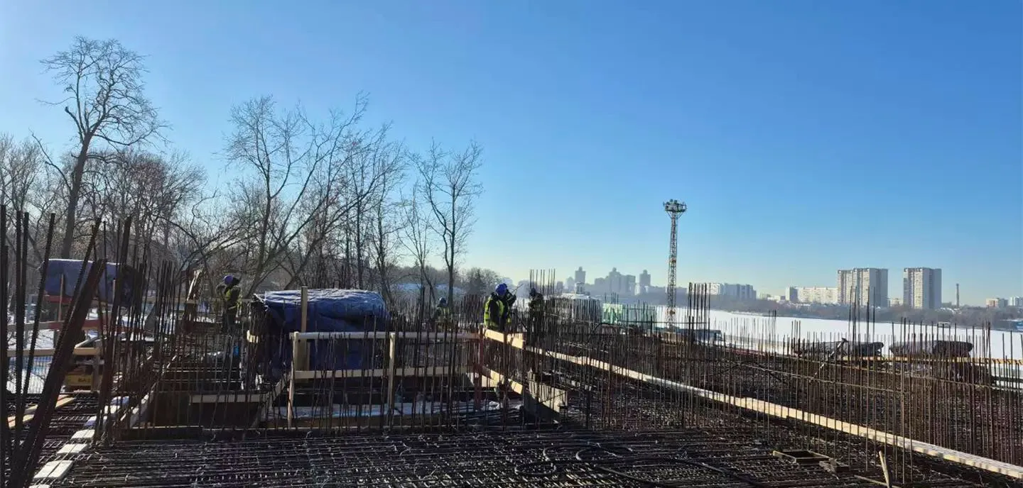 ЖК Мангазея на Речном ход строительства