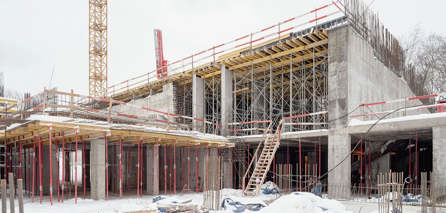 ЖК Мангазея на Речном ход строительства