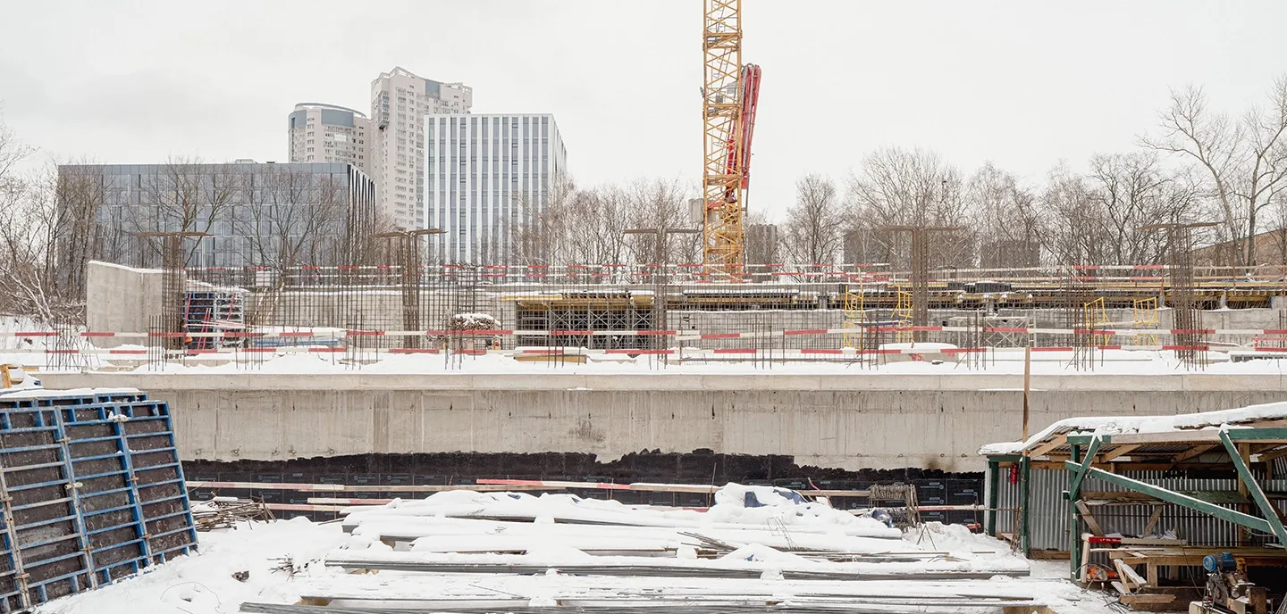 ЖК Мангазея на Речном ход строительства