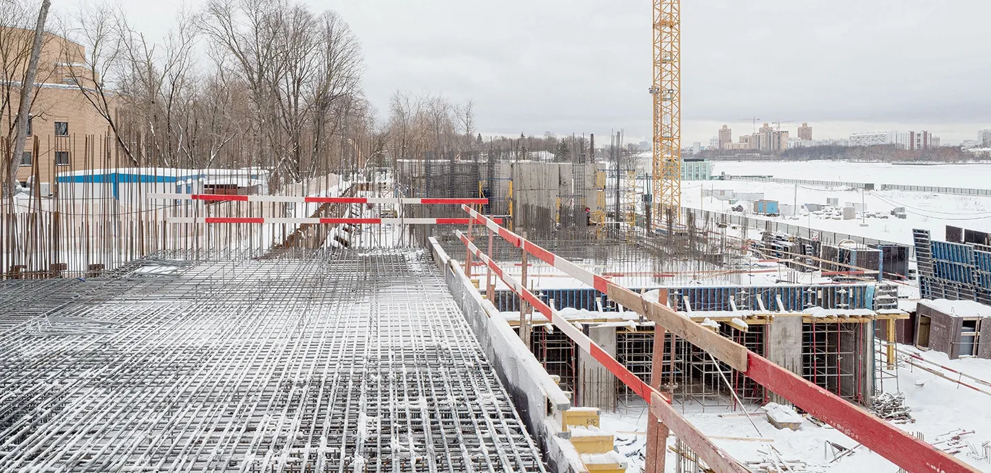 ЖК Мангазея на Речном ход строительства