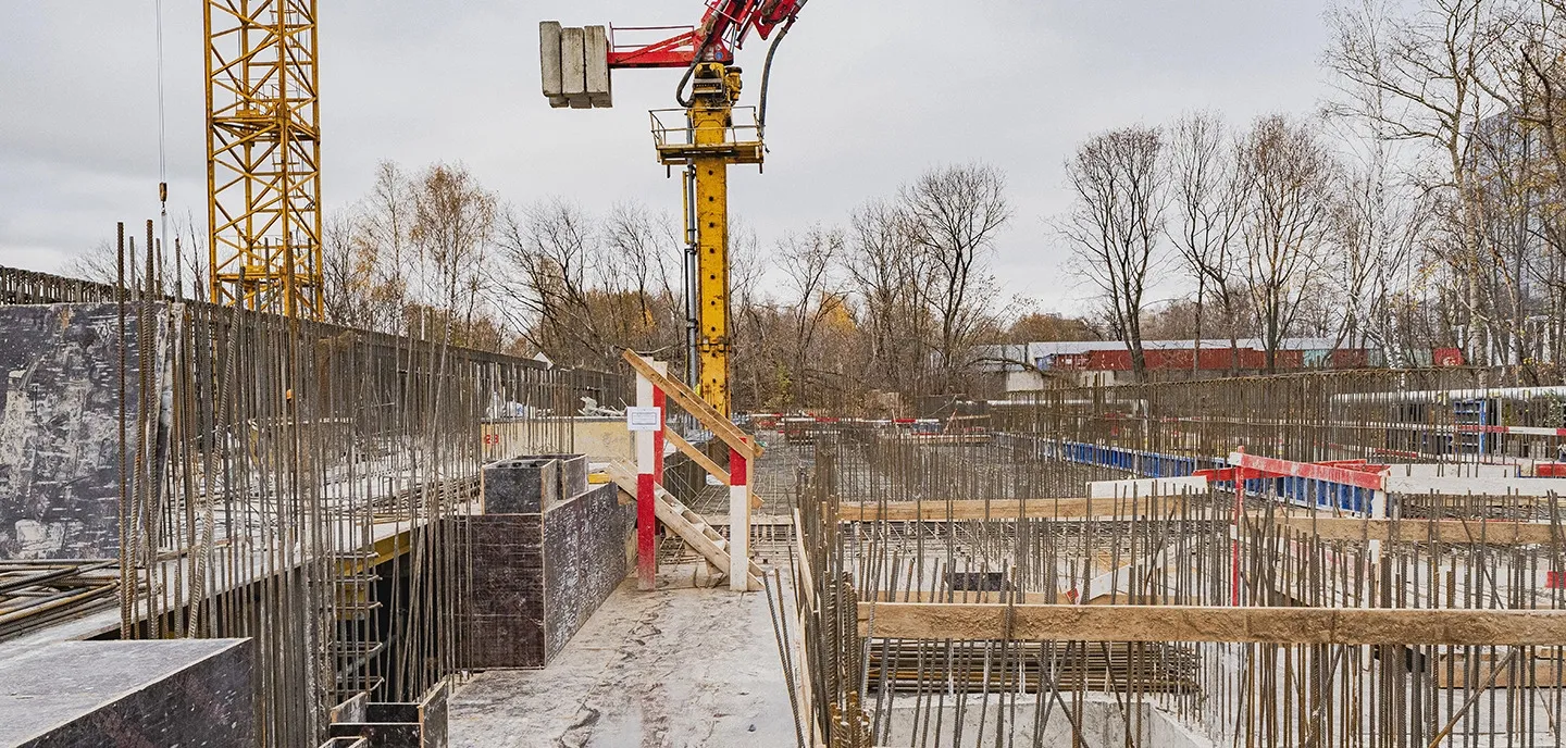 ЖК Мангазея на Речном ход строительства