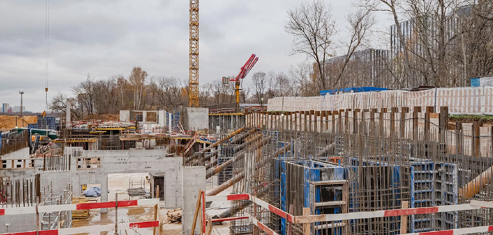 ЖК Мангазея на Речном ход строительства