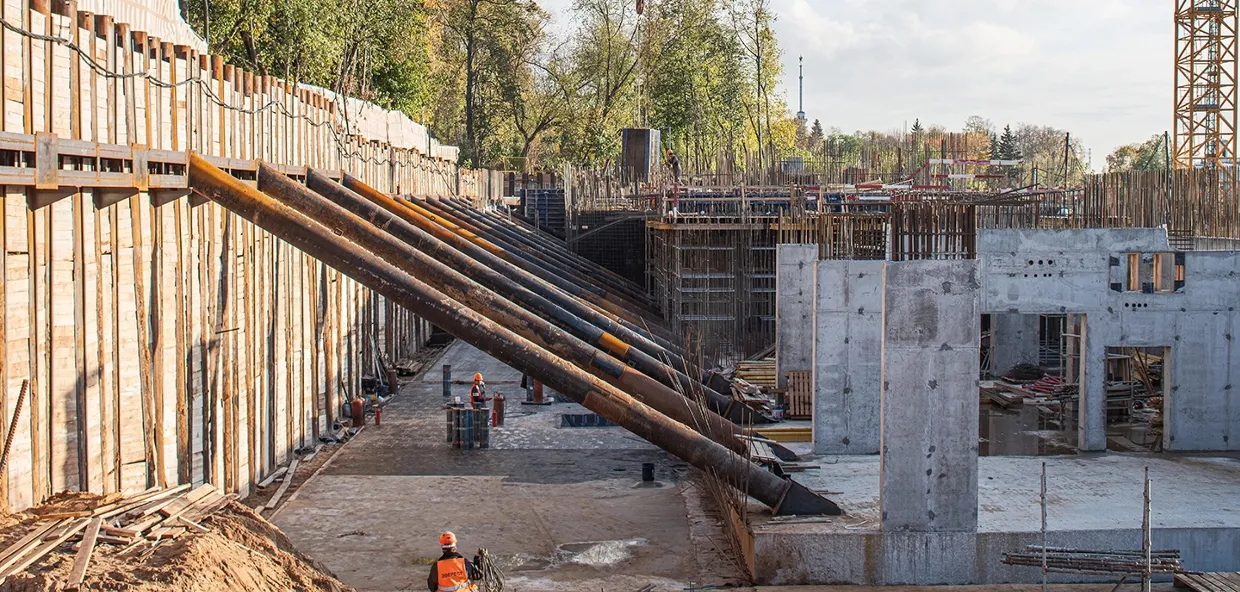 ЖК Мангазея на Речном ход строительства