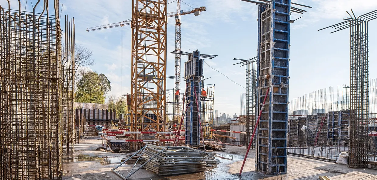 ЖК Мангазея на Речном ход строительства