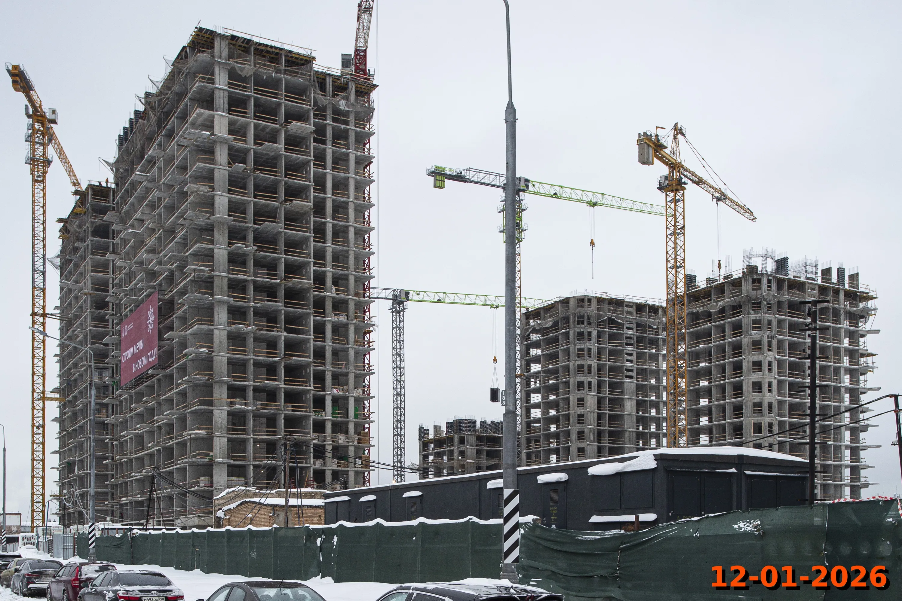 ЖК Кавказский бульвар 51 ход строительства