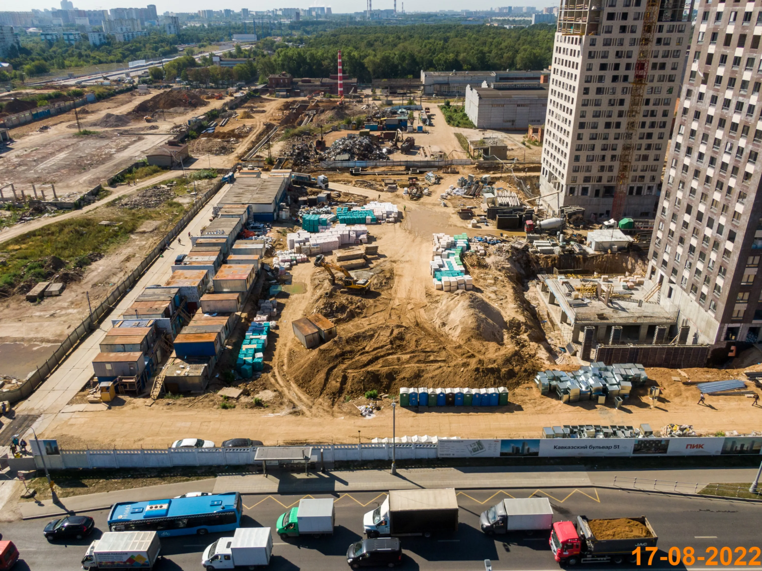 ЖК Кавказский бульвар 51 ход строительства