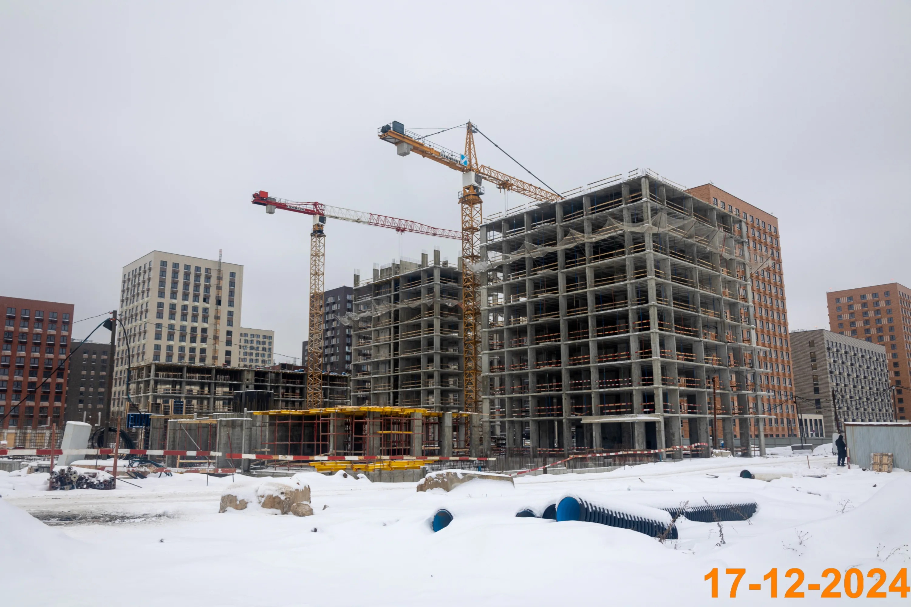 ЖК Никольские луга ход строительства