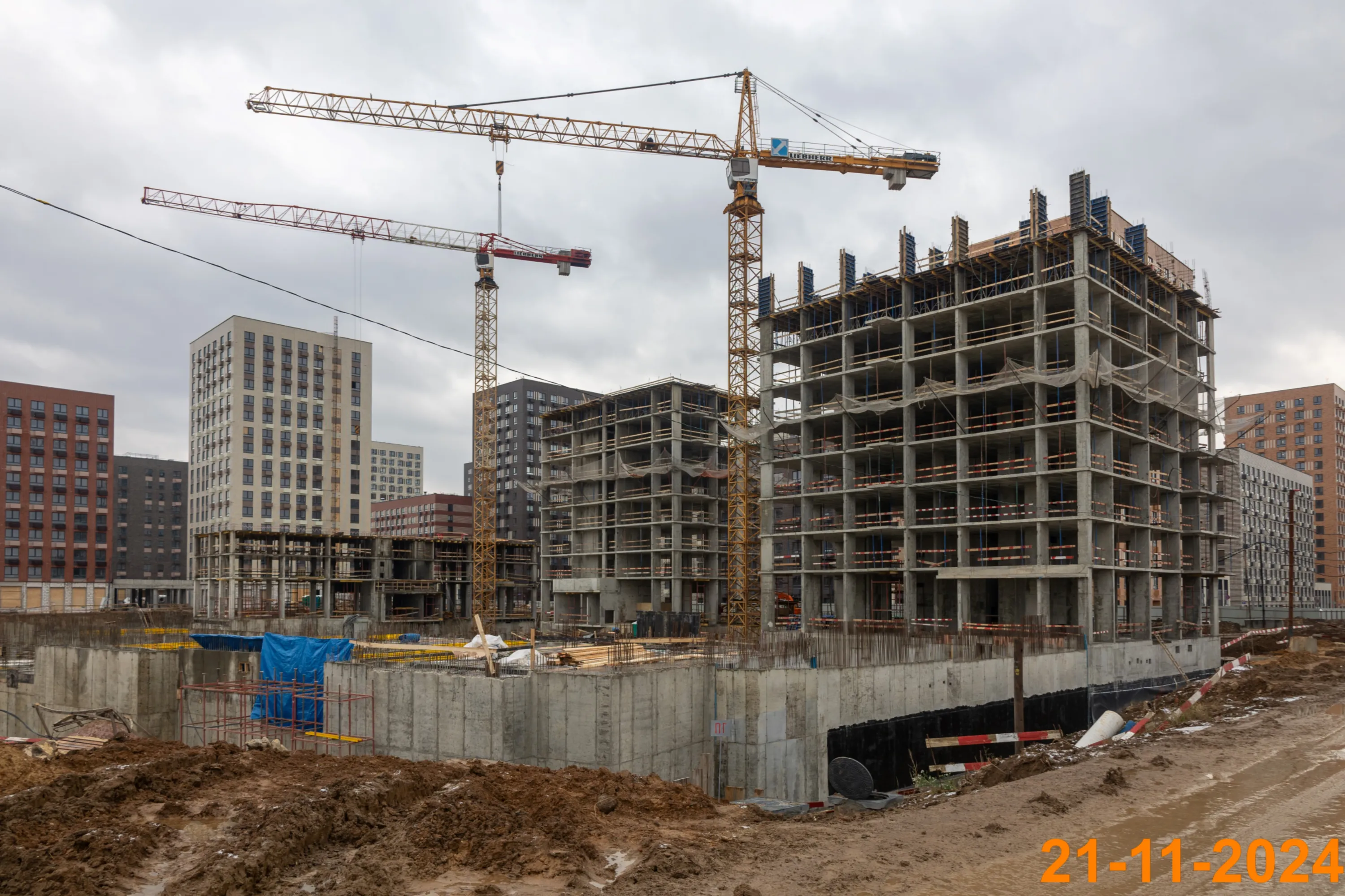 ЖК Никольские луга ход строительства