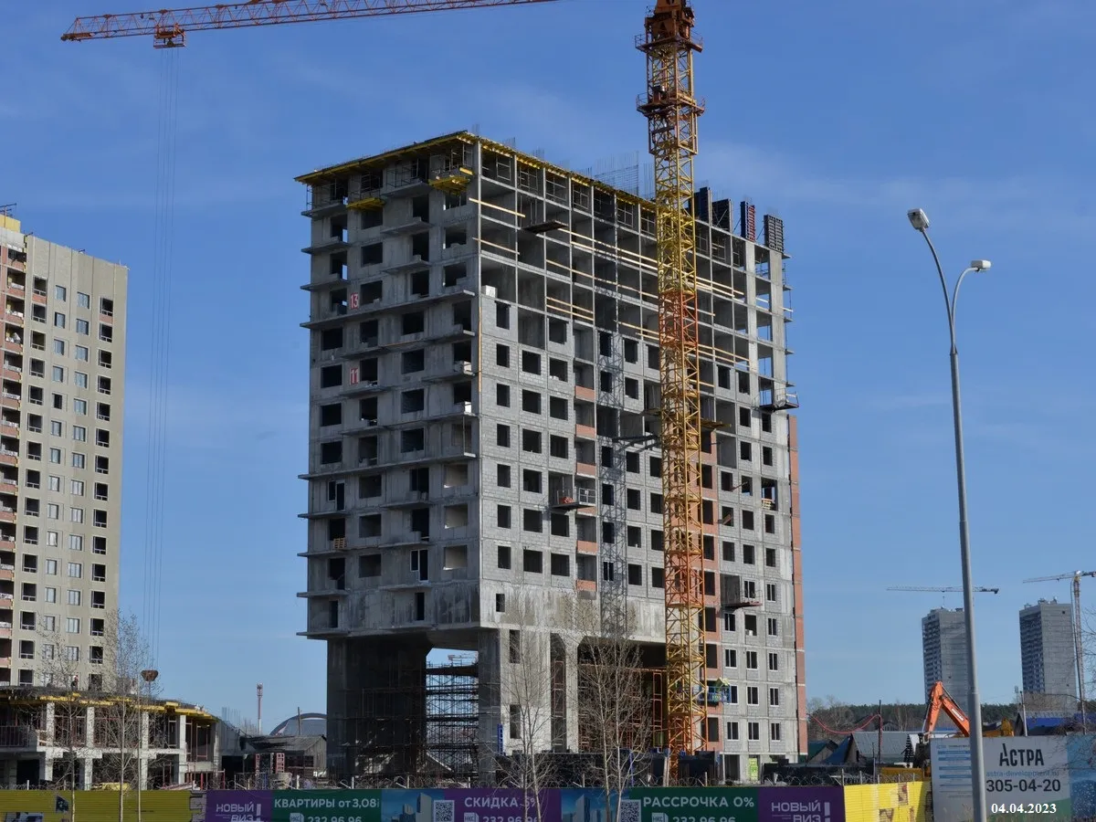 ЖК "Новый ВИЗ" ход строительства