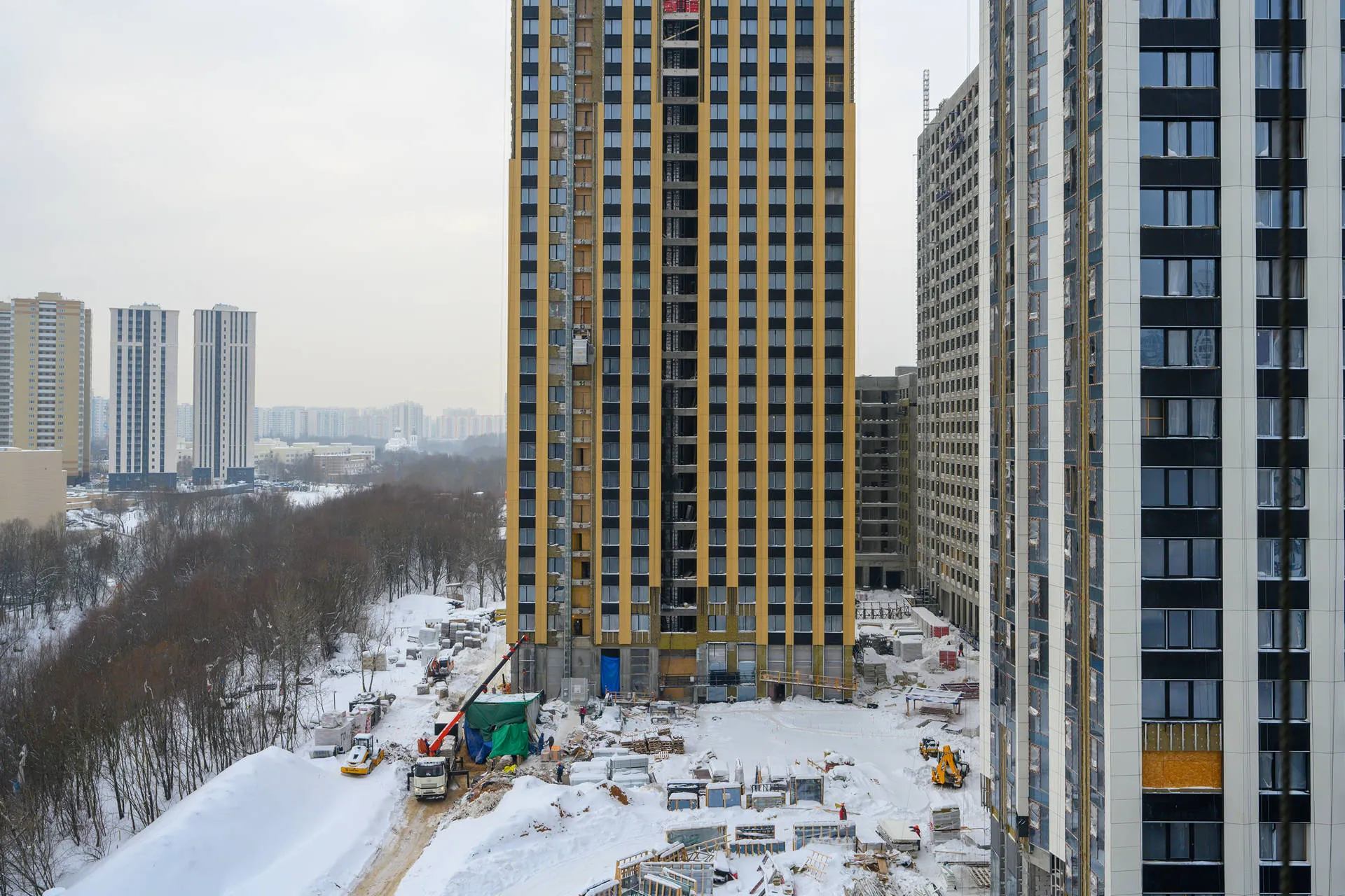 ЖК "Level Мичуринский" (Левел Мичуринский) ход строительства