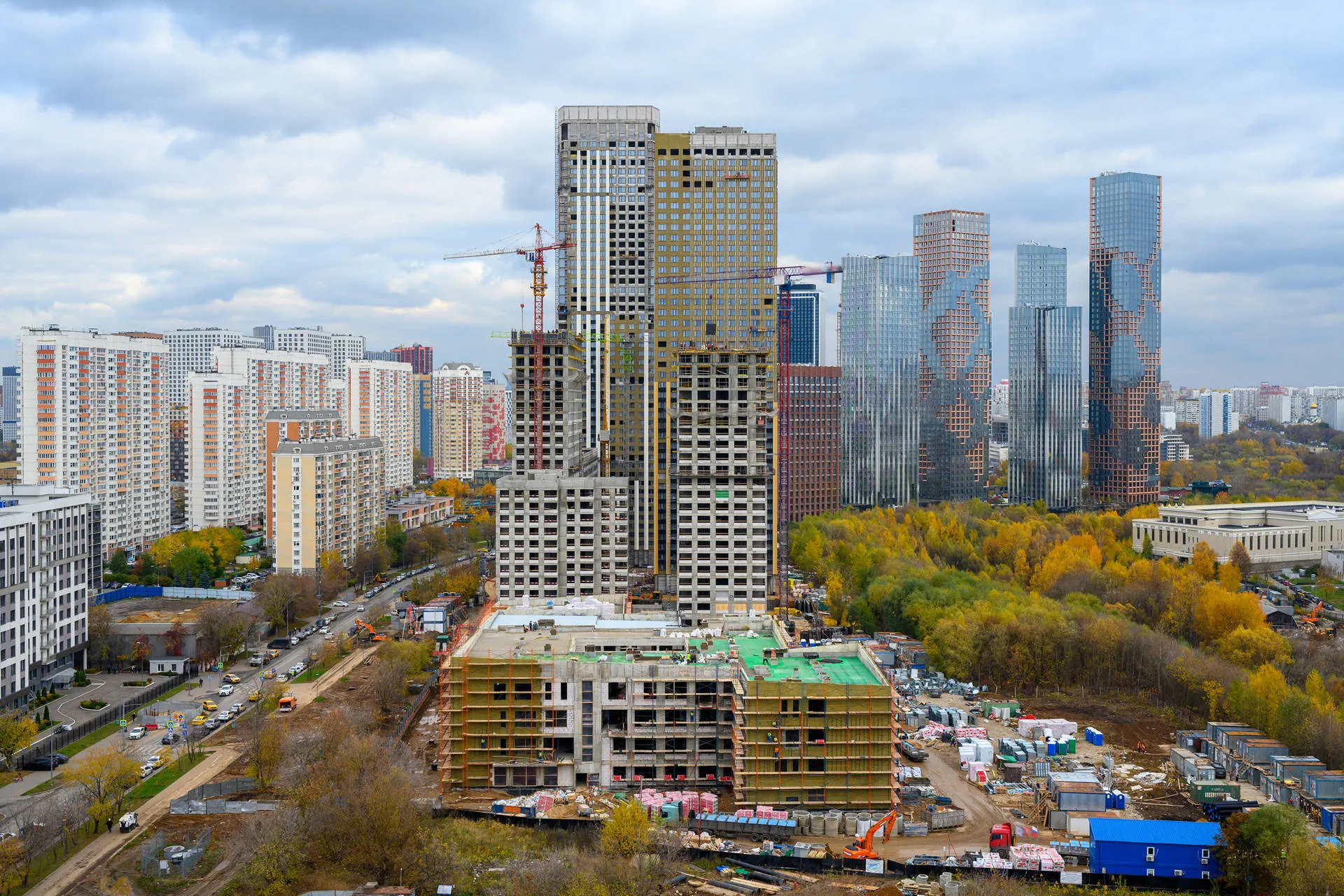 ЖК "Level Мичуринский" (Левел Мичуринский) ход строительства