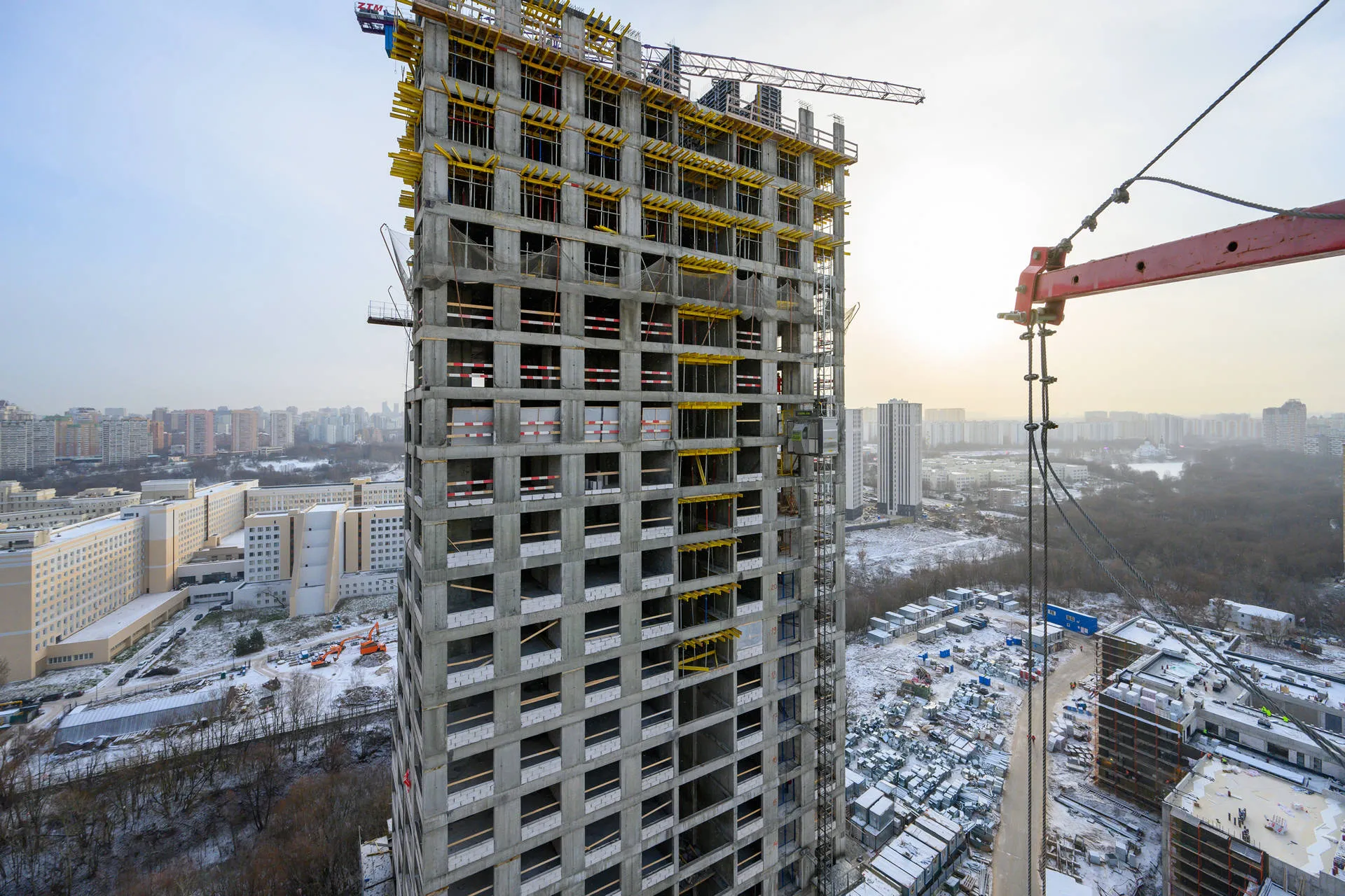 ЖК "Level Мичуринский" (Левел Мичуринский) ход строительства