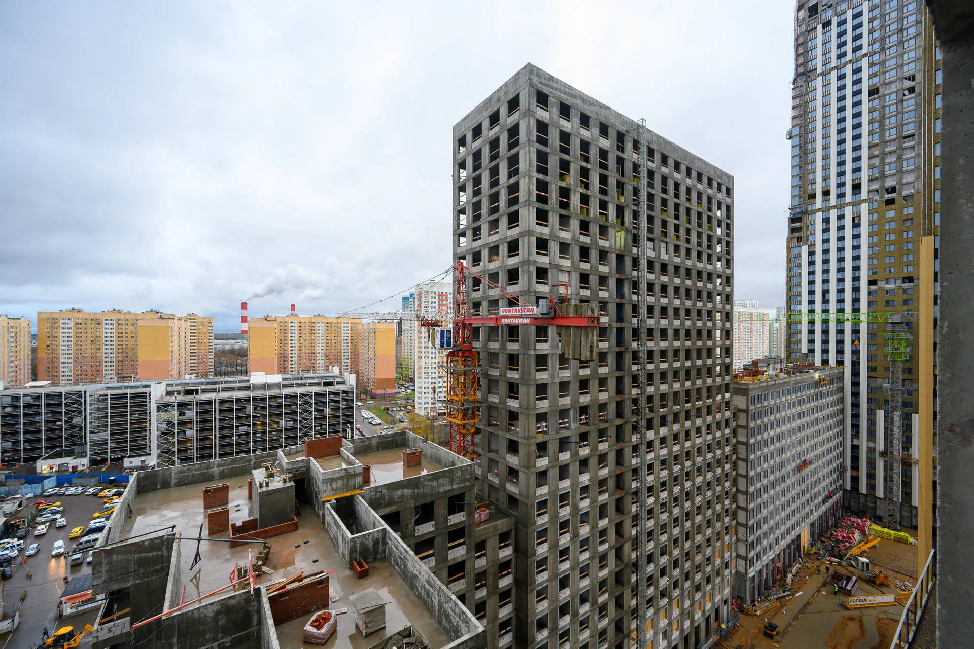 ЖК "Level Мичуринский" (Левел Мичуринский) ход строительства