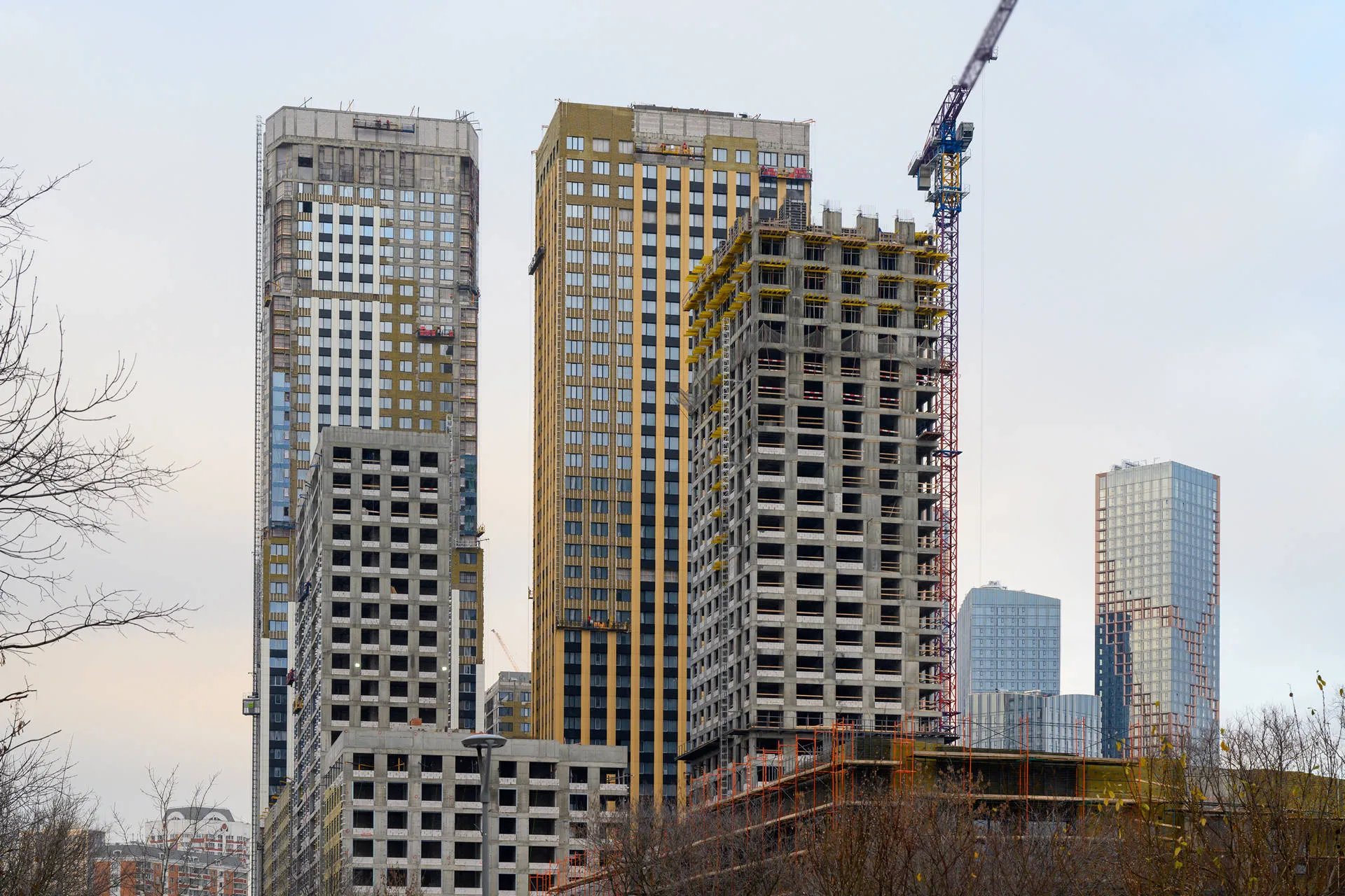 ЖК "Level Мичуринский" (Левел Мичуринский) ход строительства