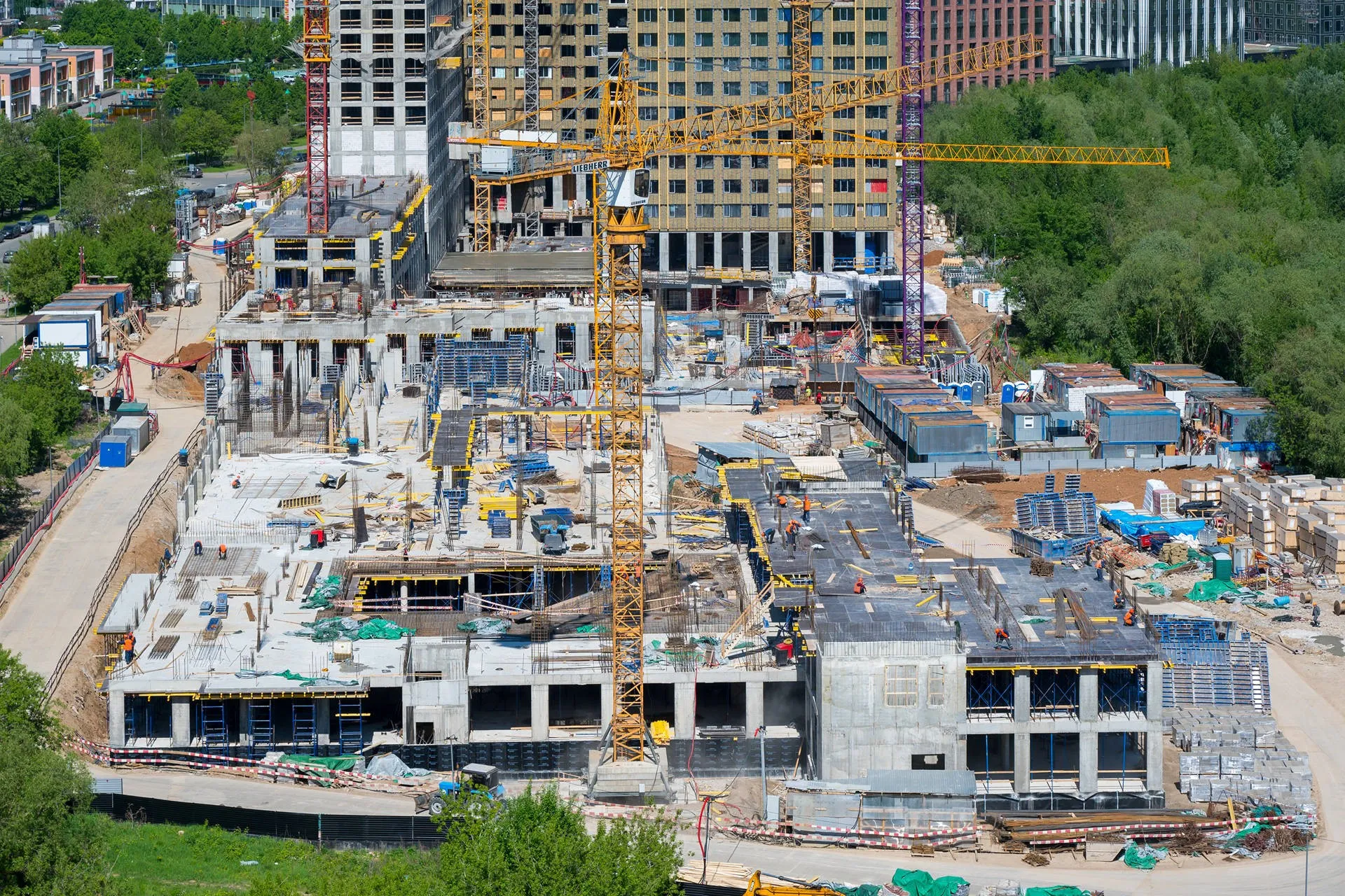 ЖК "Level Мичуринский" (Левел Мичуринский) ход строительства