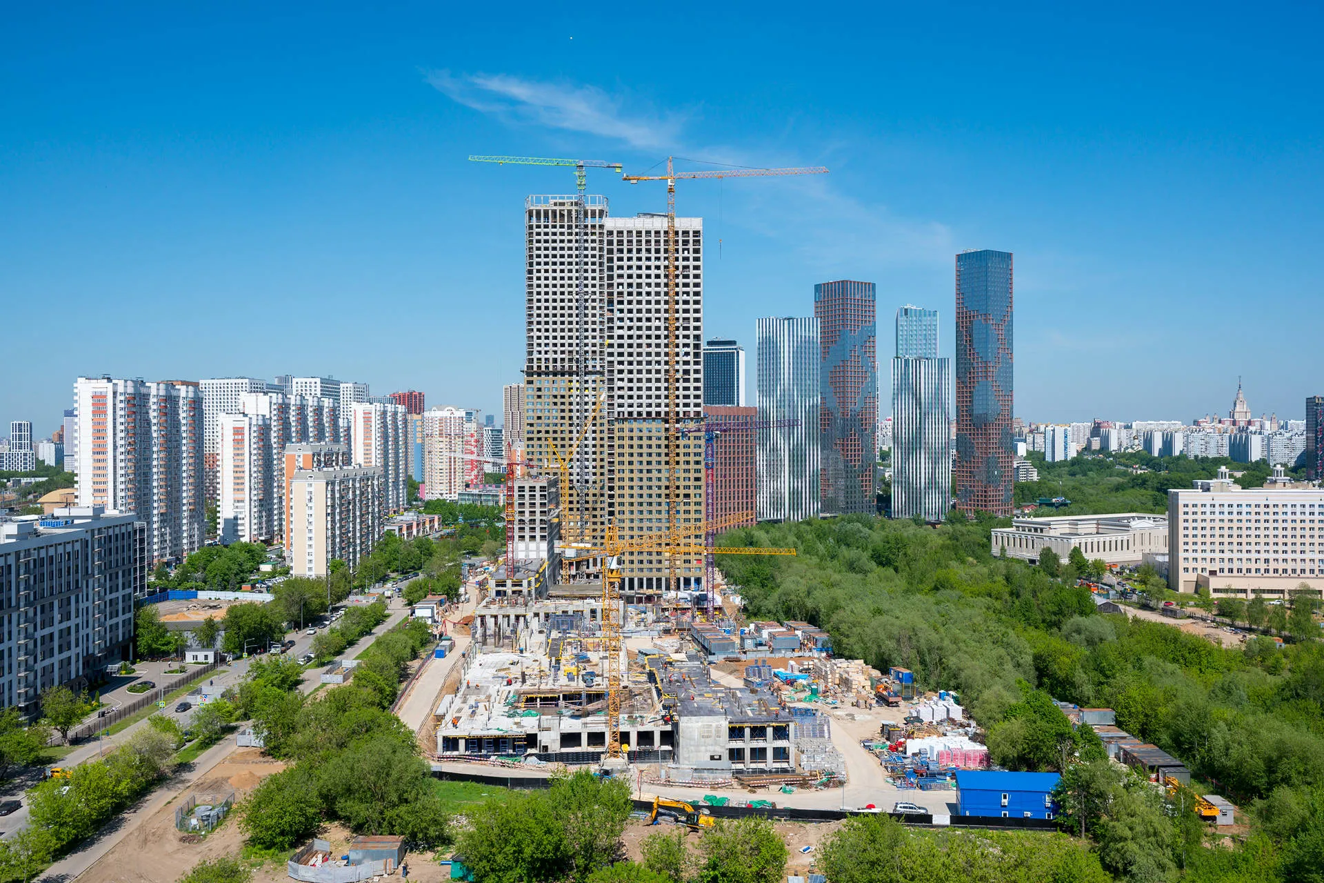 ЖК "Level Мичуринский" (Левел Мичуринский) ход строительства