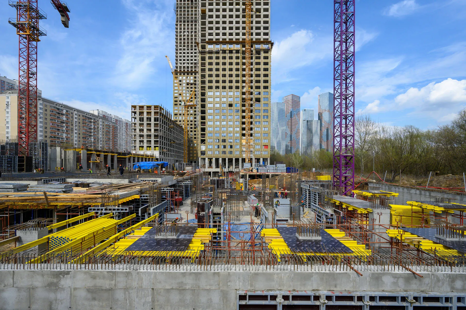 ЖК "Level Мичуринский" (Левел Мичуринский) ход строительства