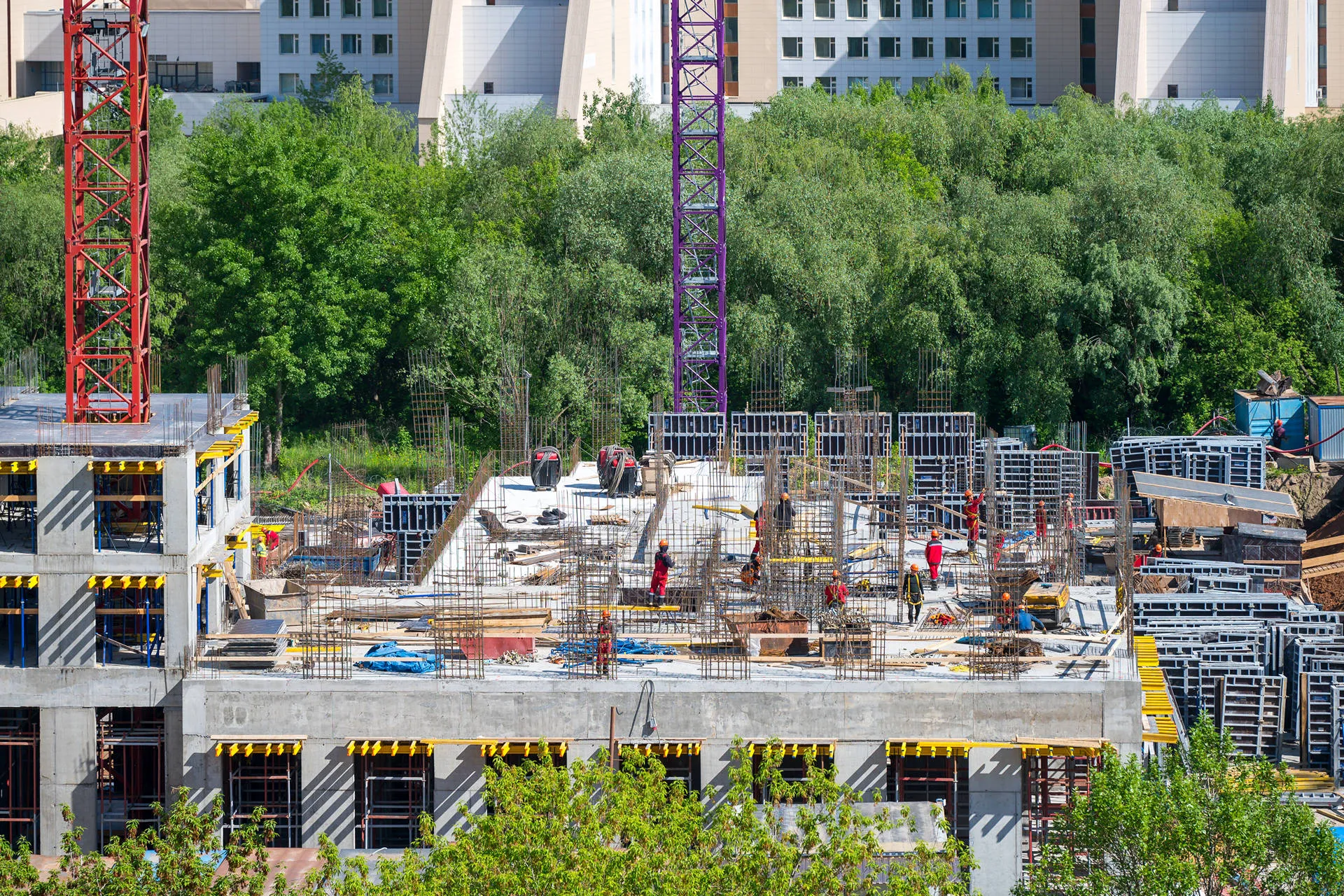 ЖК "Level Мичуринский" (Левел Мичуринский) ход строительства