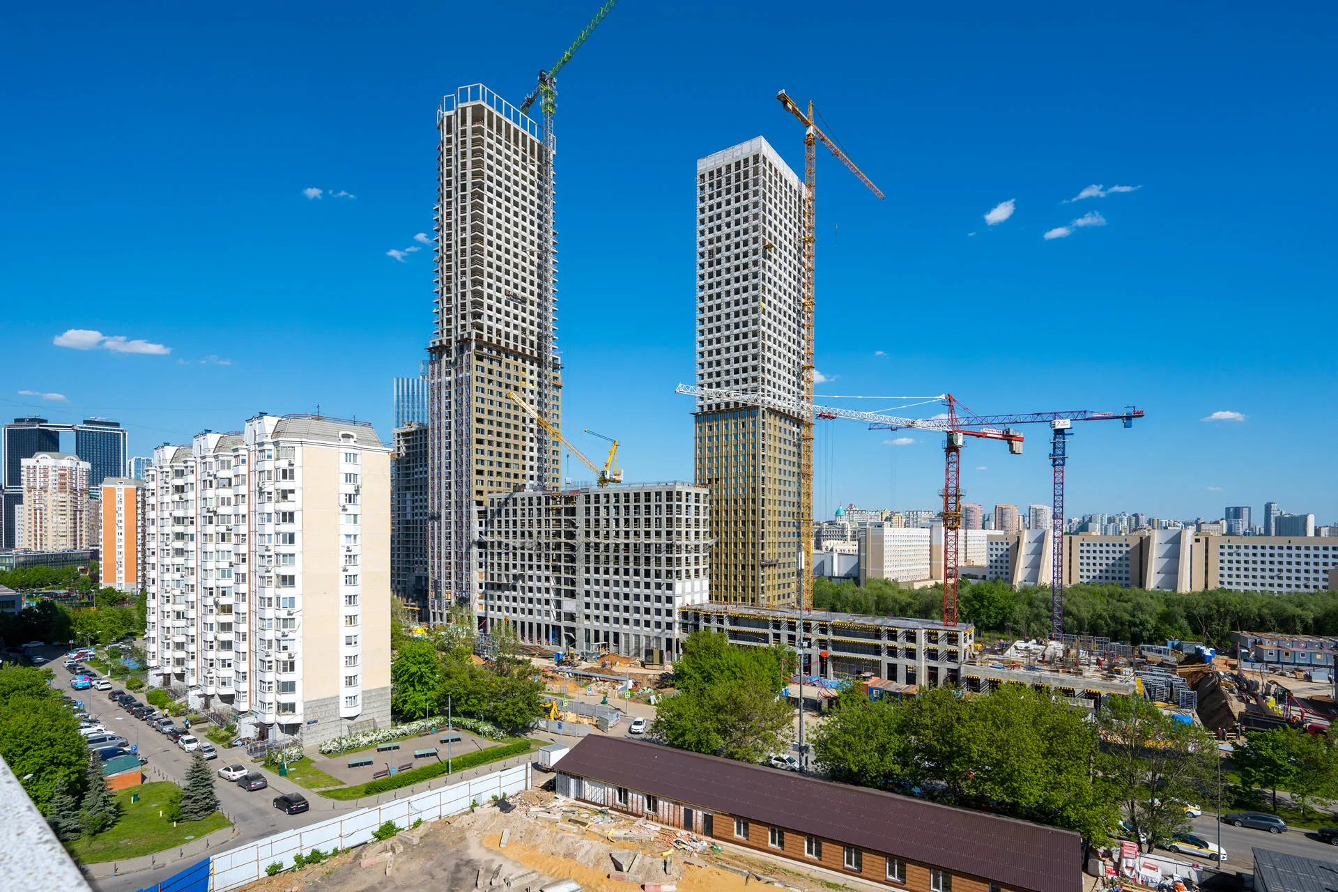 ЖК "Level Мичуринский" (Левел Мичуринский) ход строительства