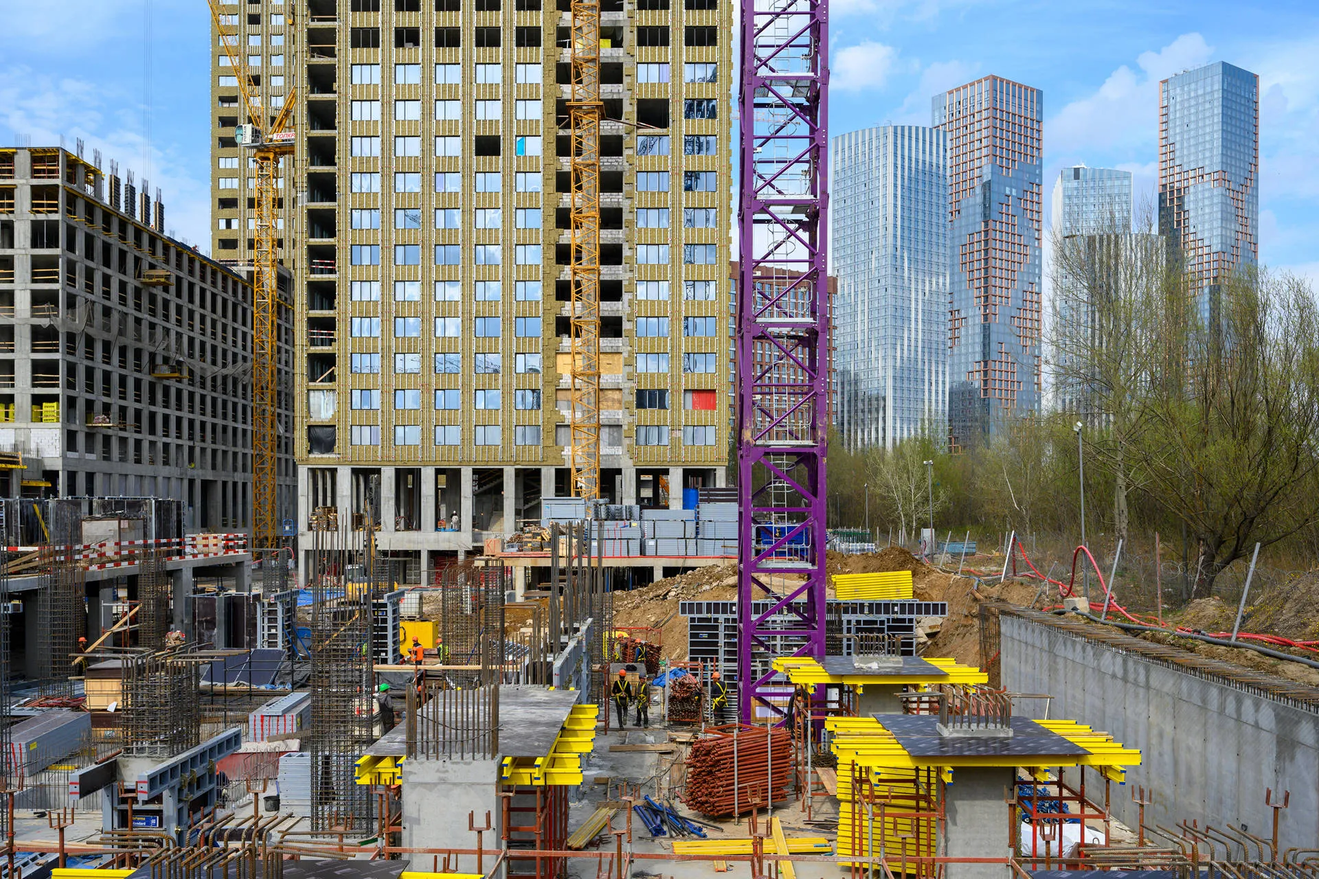 ЖК "Level Мичуринский" (Левел Мичуринский) ход строительства