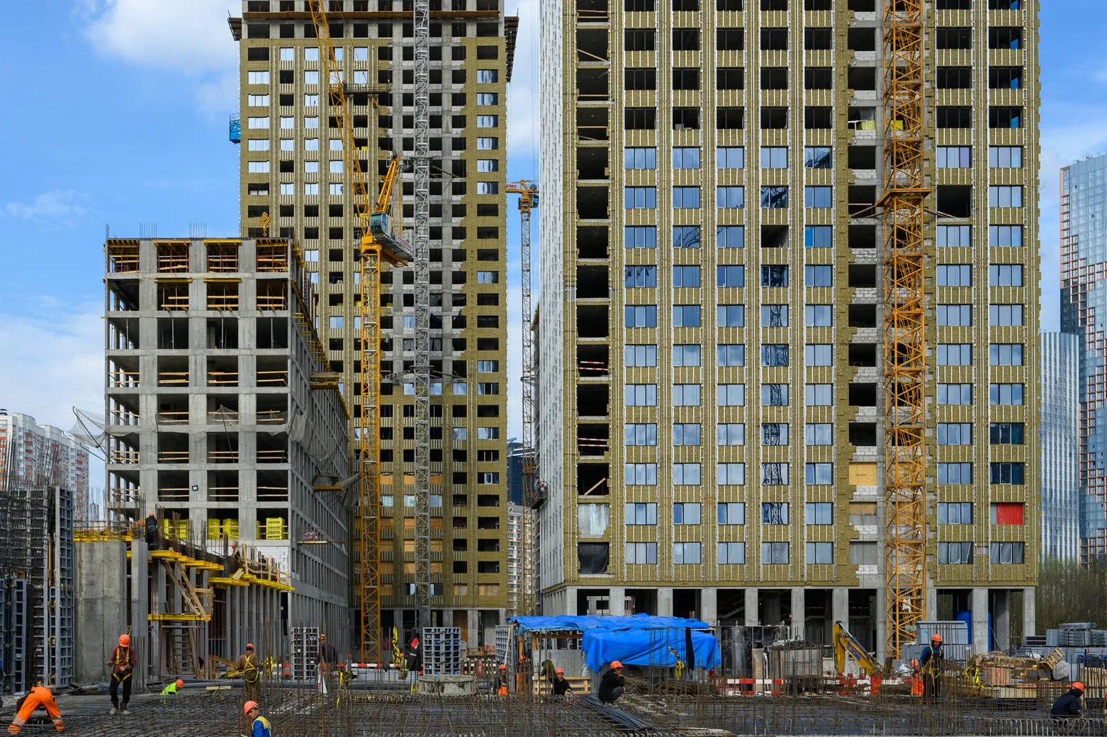 ЖК "Level Мичуринский" (Левел Мичуринский) ход строительства