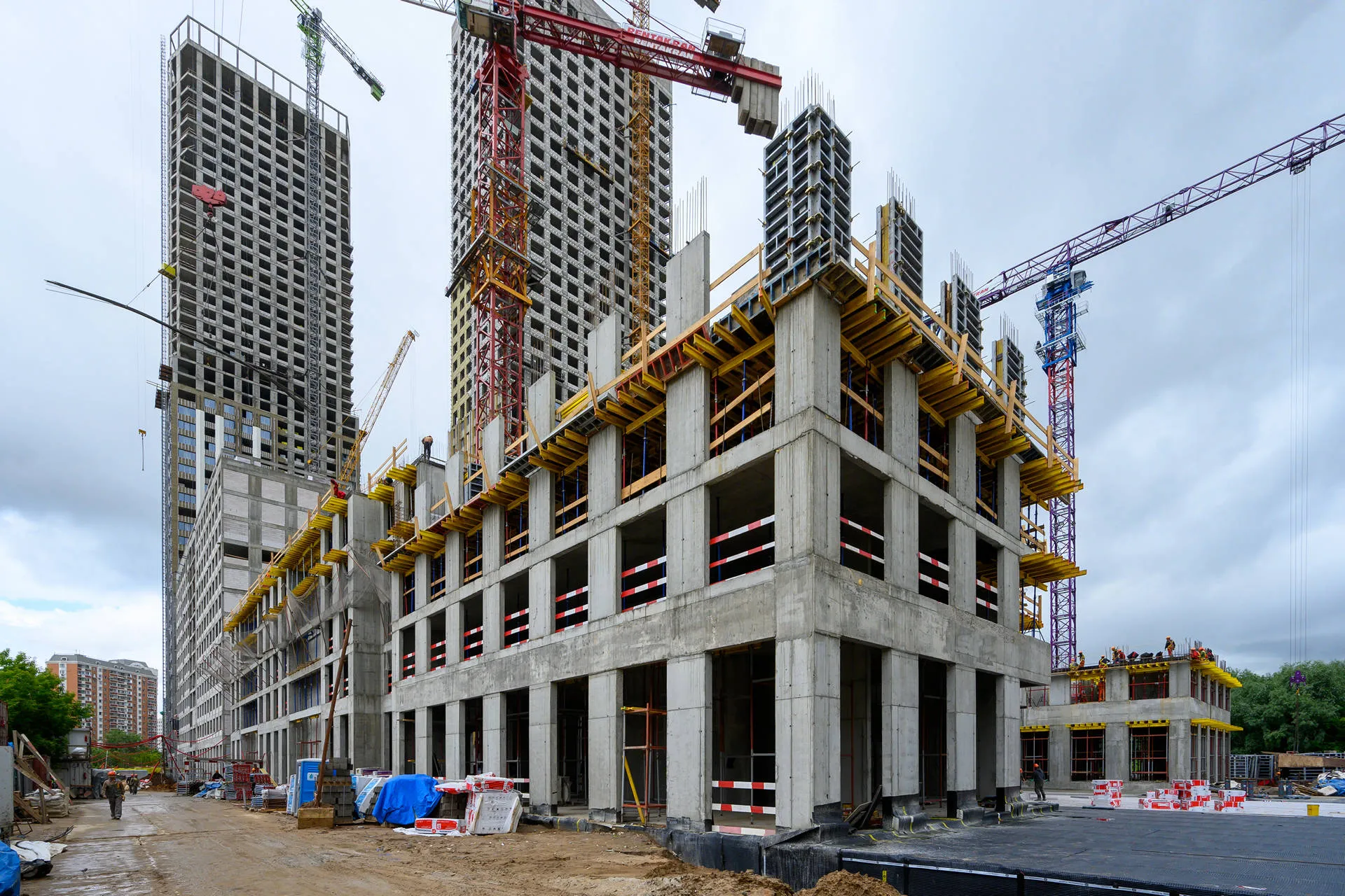 ЖК "Level Мичуринский" (Левел Мичуринский) ход строительства