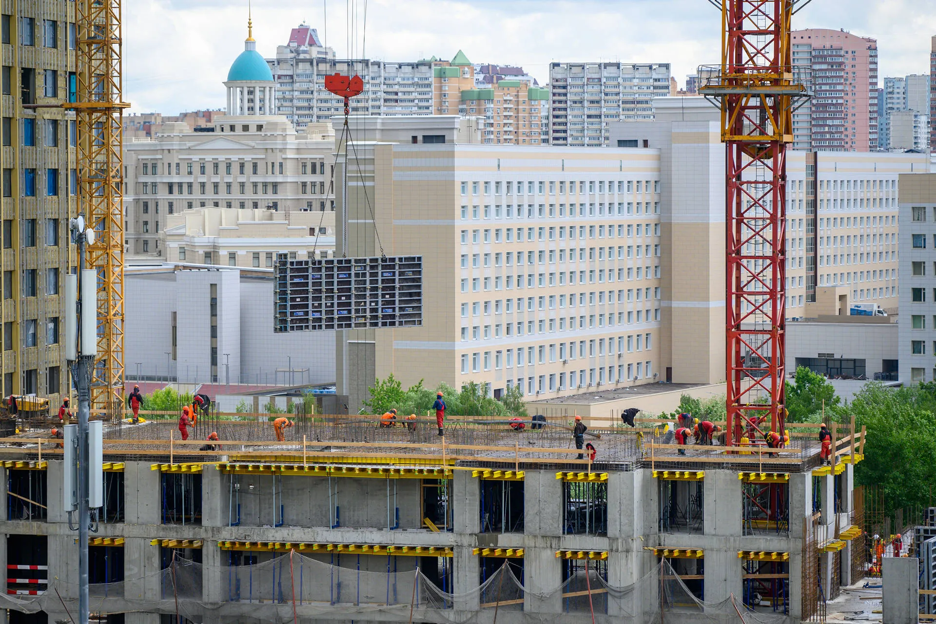 ЖК "Level Мичуринский" (Левел Мичуринский) ход строительства