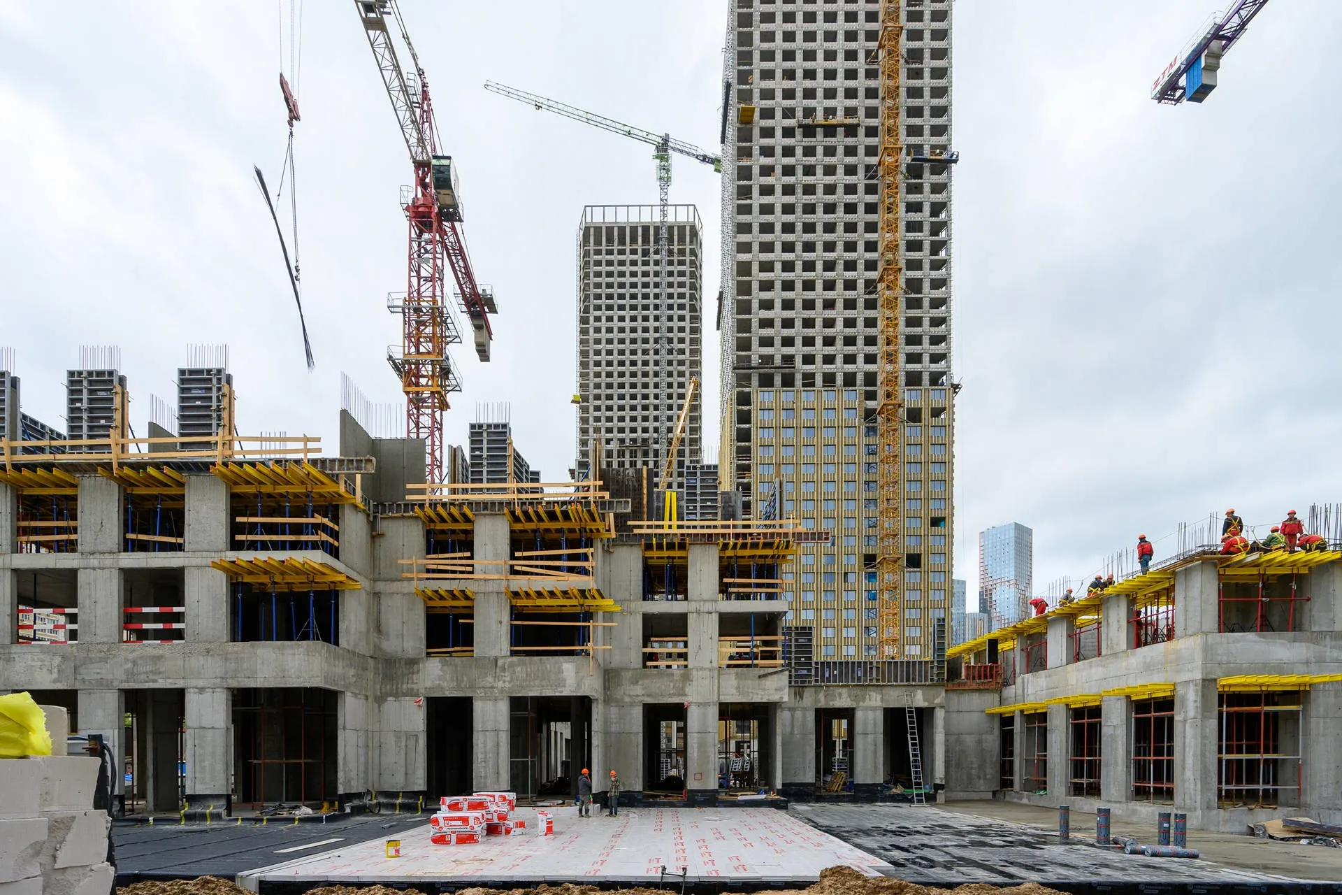 ЖК "Level Мичуринский" (Левел Мичуринский) ход строительства