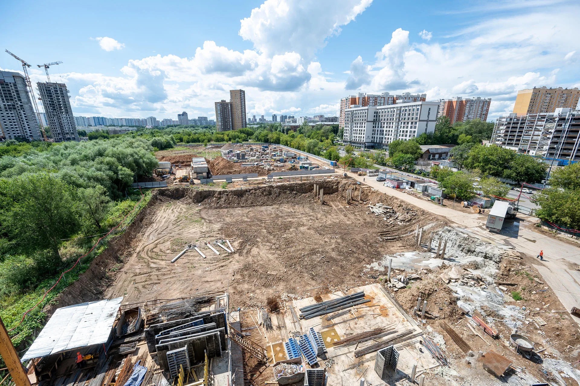 ЖК "Level Мичуринский" (Левел Мичуринский) ход строительства