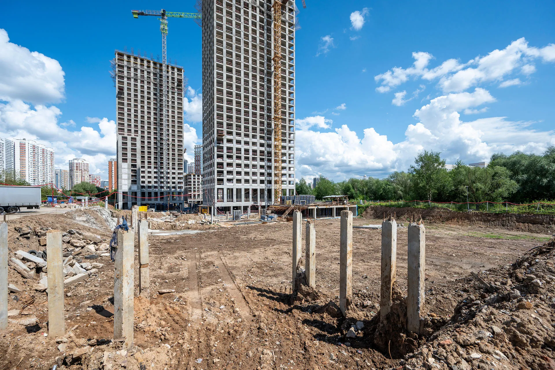 ЖК "Level Мичуринский" (Левел Мичуринский) ход строительства