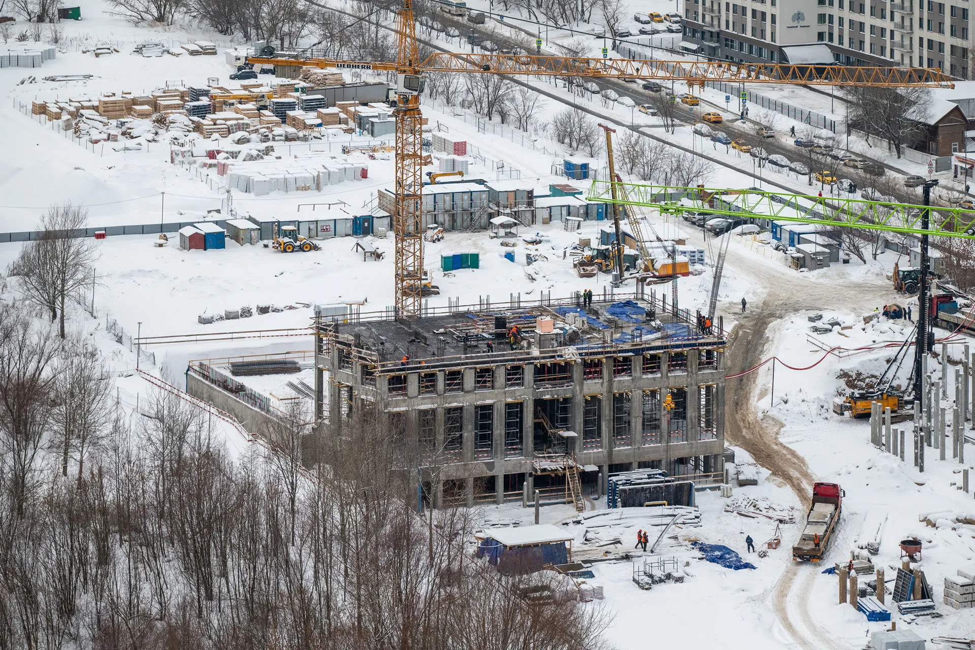 ЖК "Level Мичуринский" (Левел Мичуринский) ход строительства