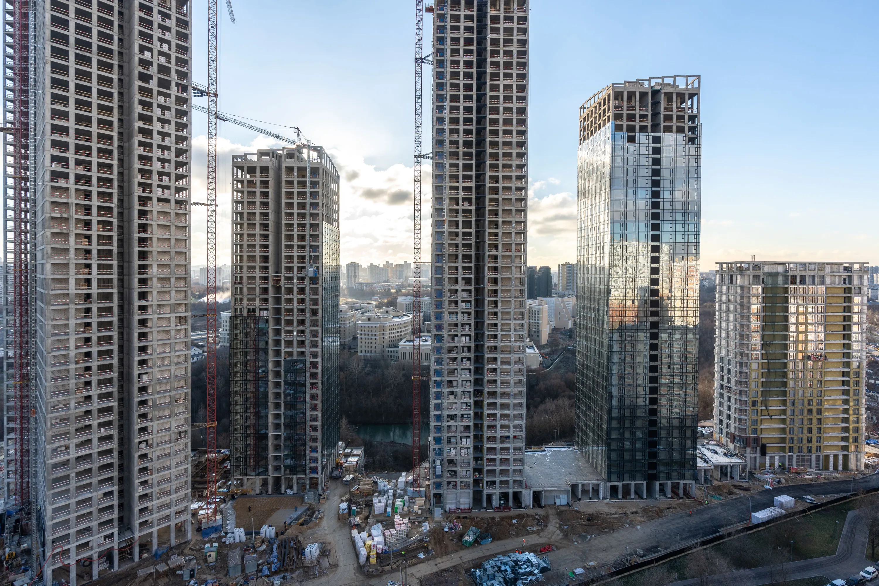 ЖК "Level Мичуринский" (Левел Мичуринский) ход строительства