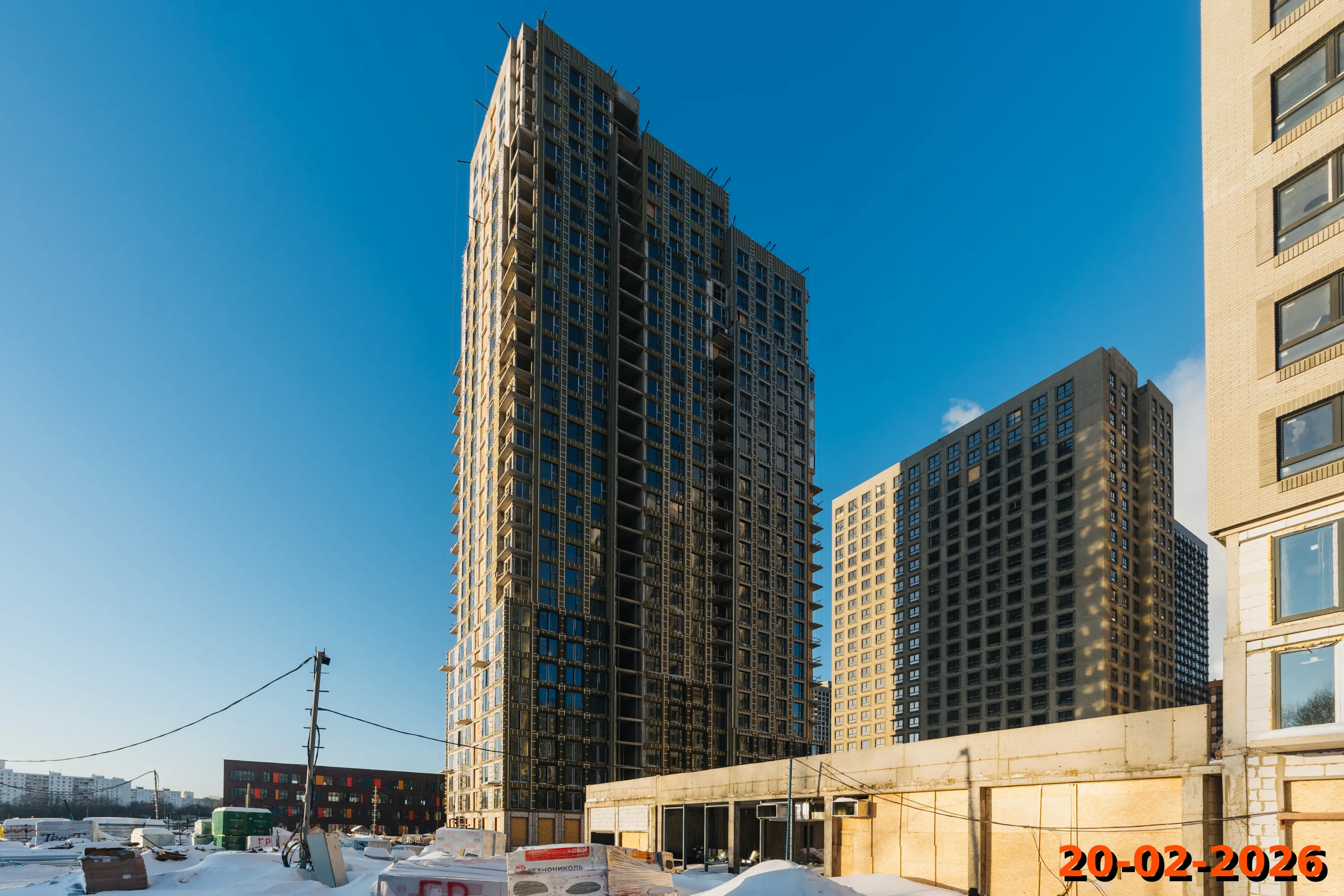 ЖК Бусиновский парк ход строительства