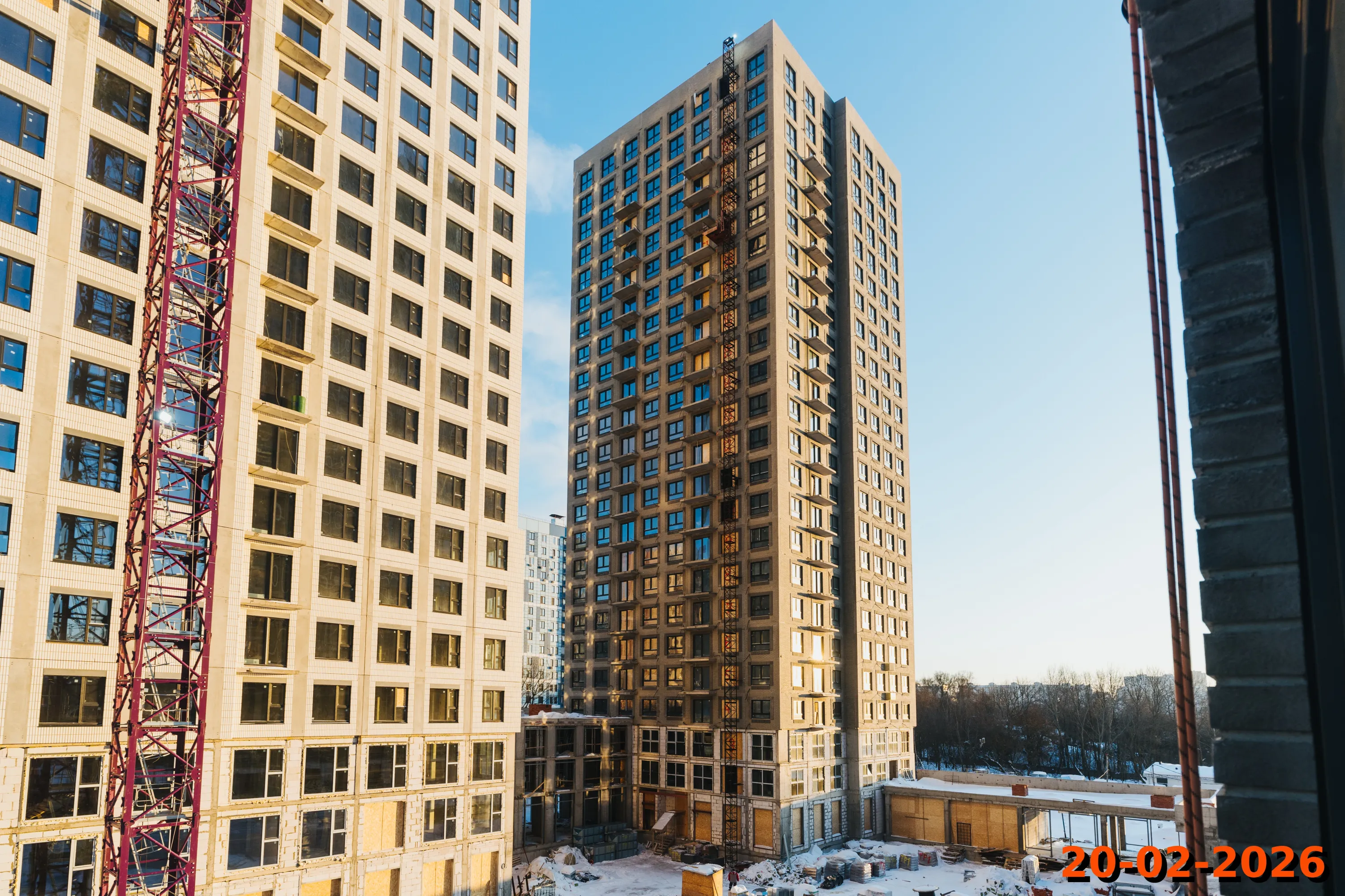 ЖК Бусиновский парк ход строительства