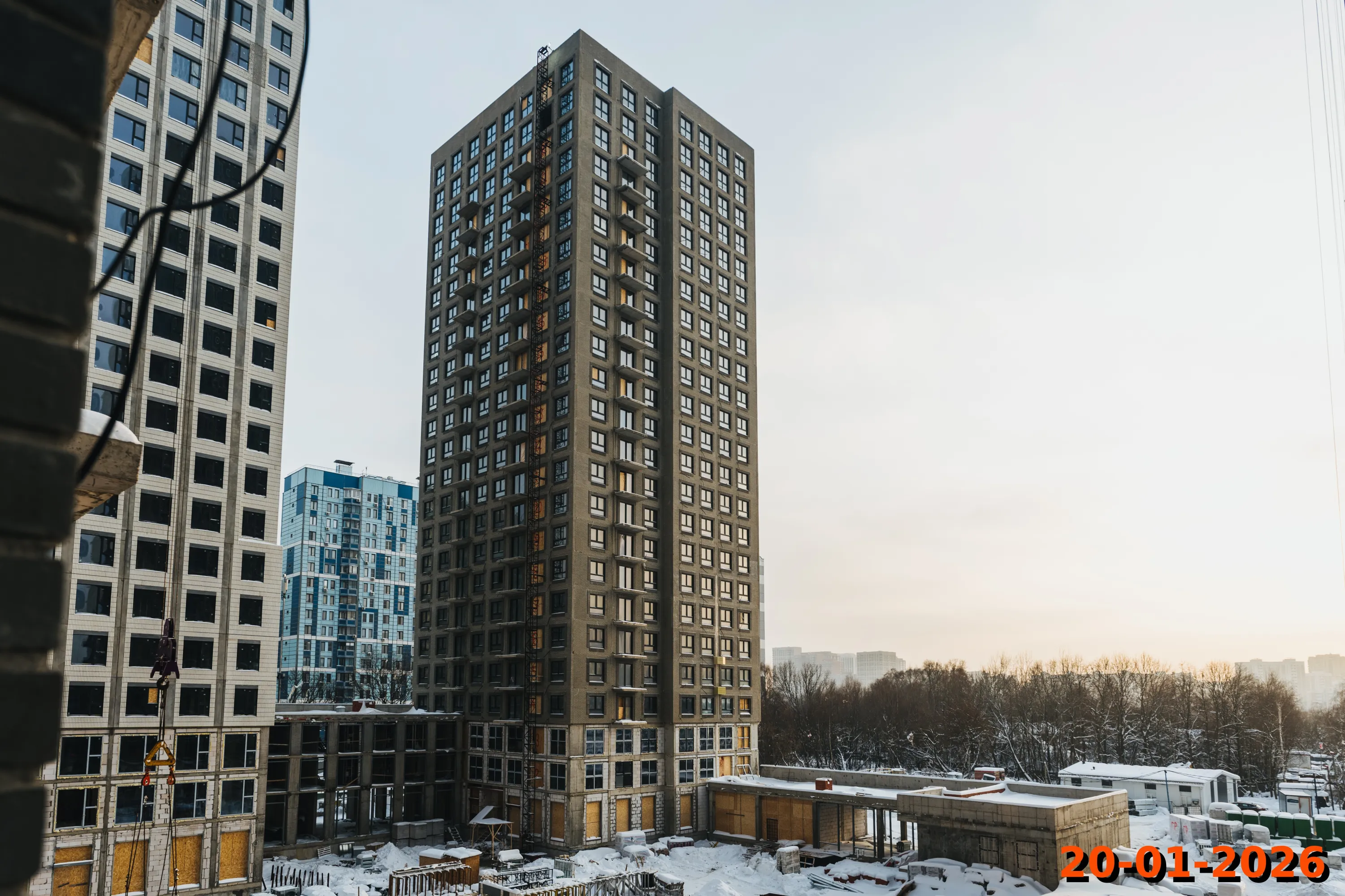 ЖК Бусиновский парк ход строительства