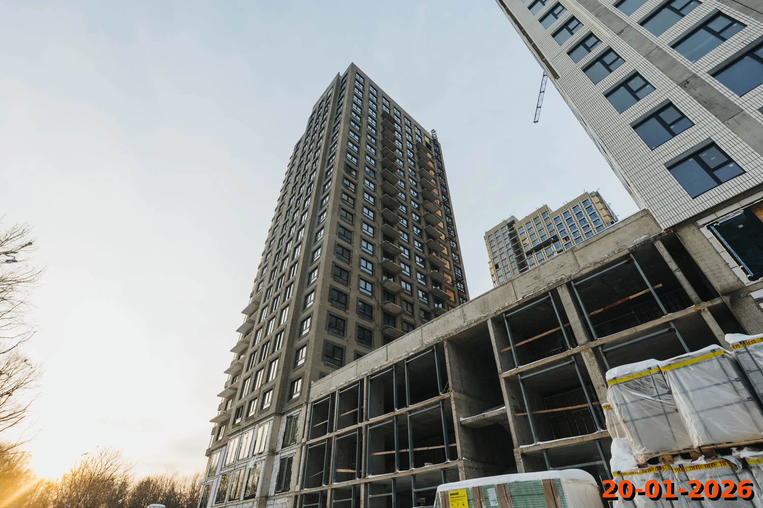 ЖК Бусиновский парк ход строительства