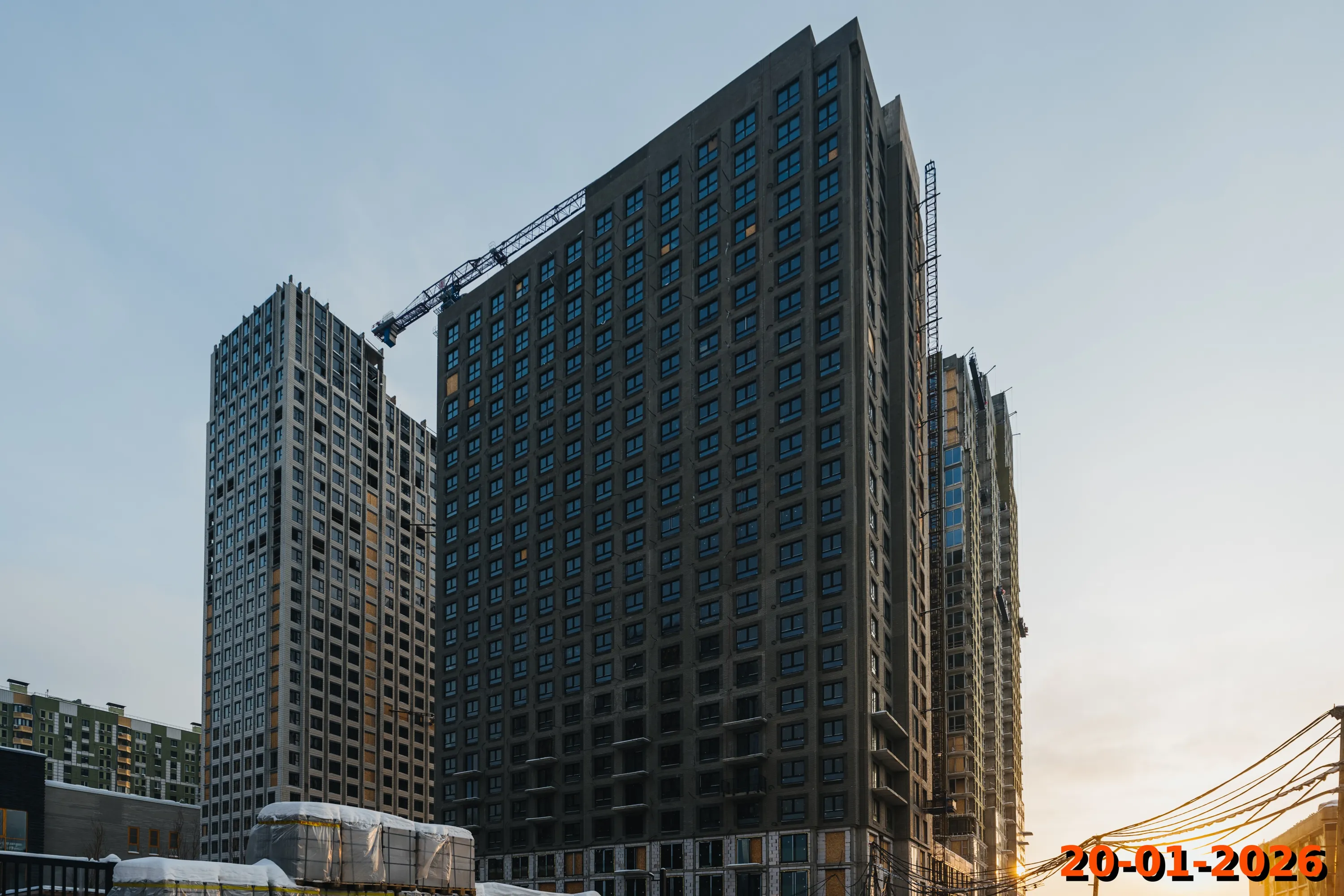 ЖК Бусиновский парк ход строительства