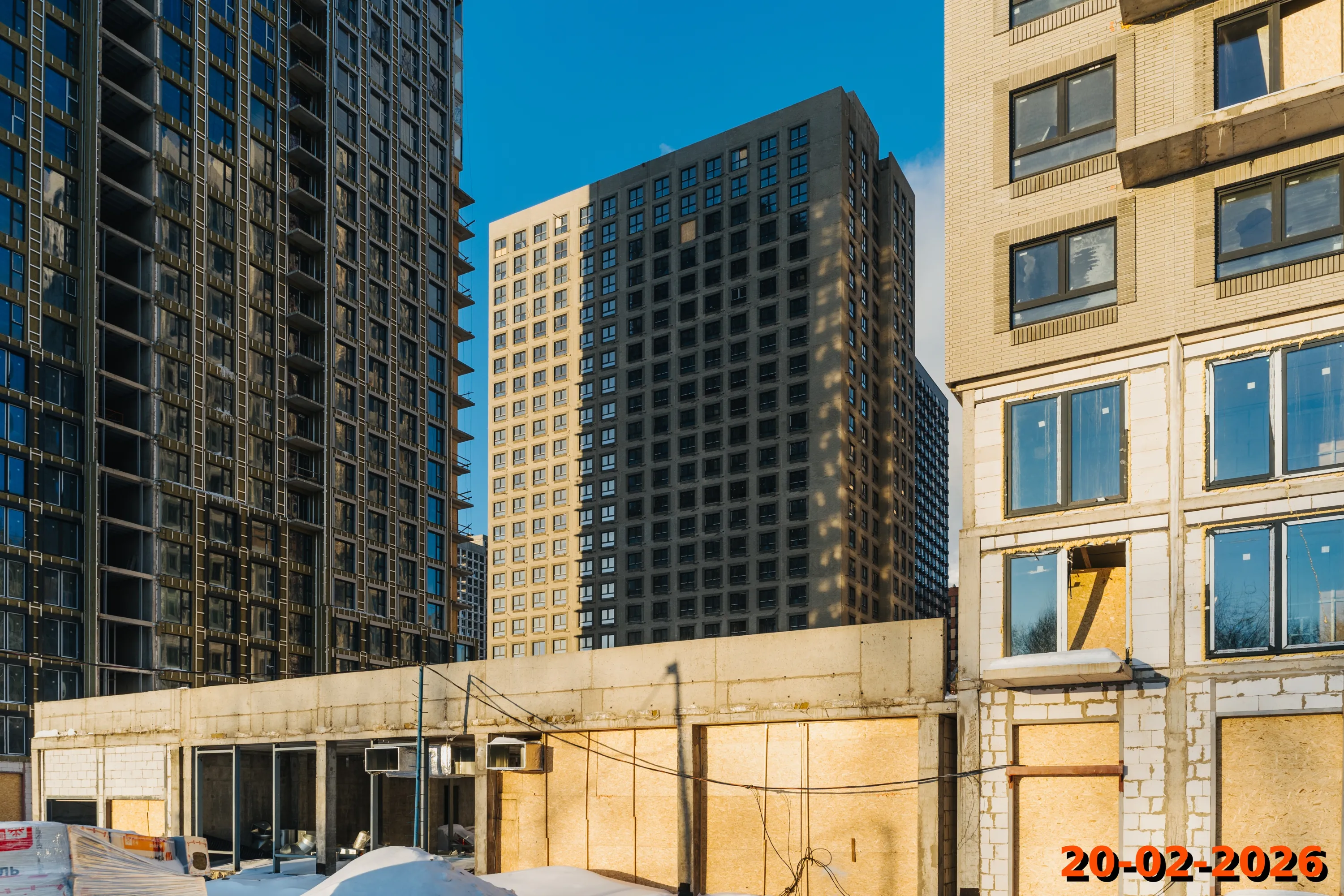 ЖК Бусиновский парк ход строительства