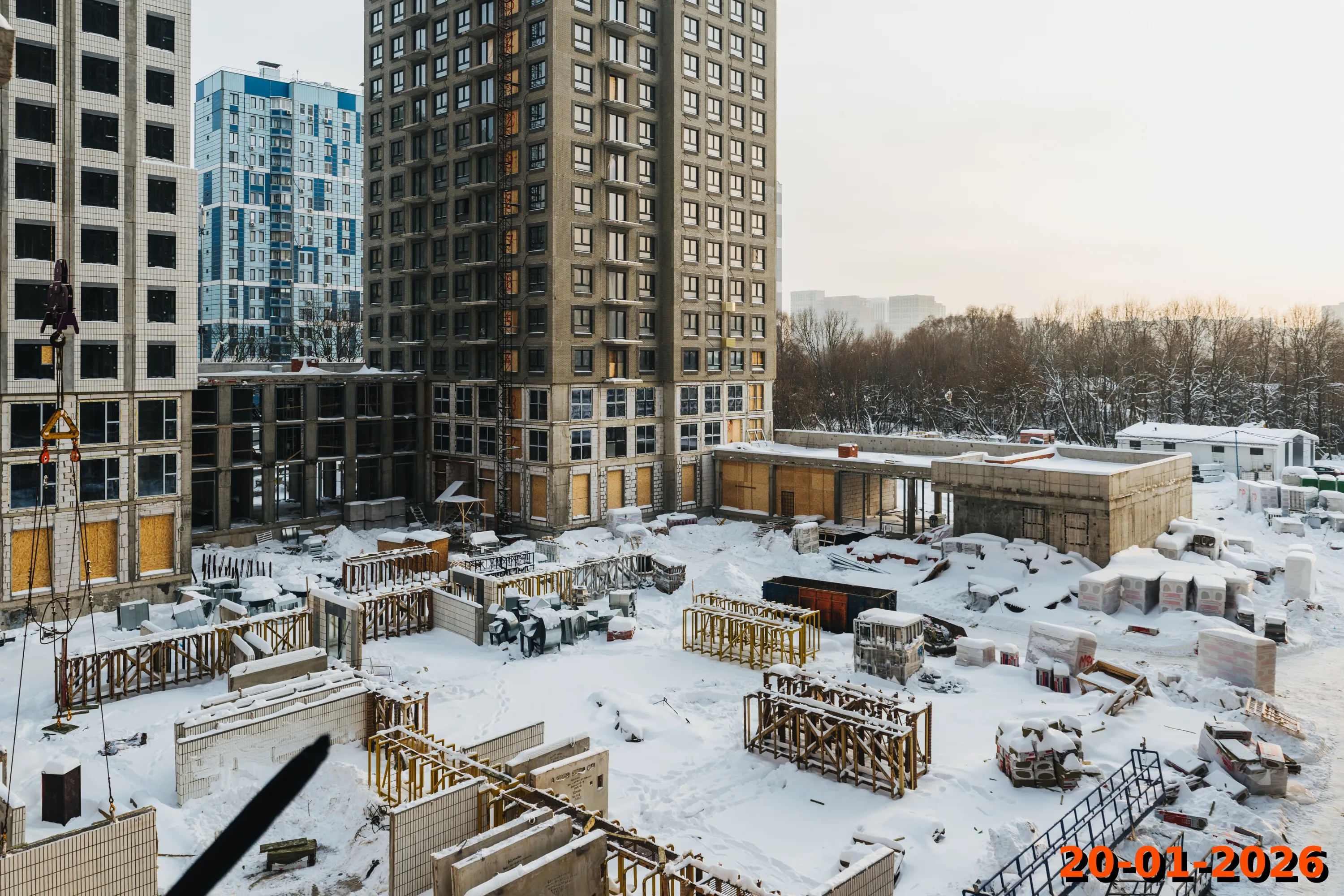 ЖК Бусиновский парк ход строительства