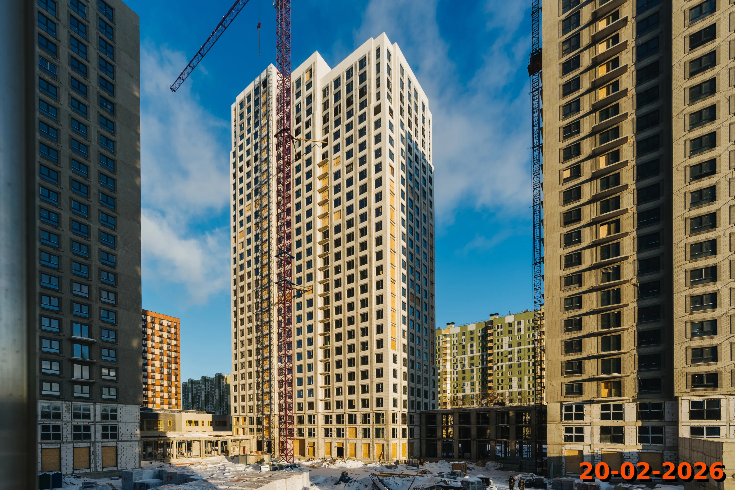 ЖК Бусиновский парк ход строительства