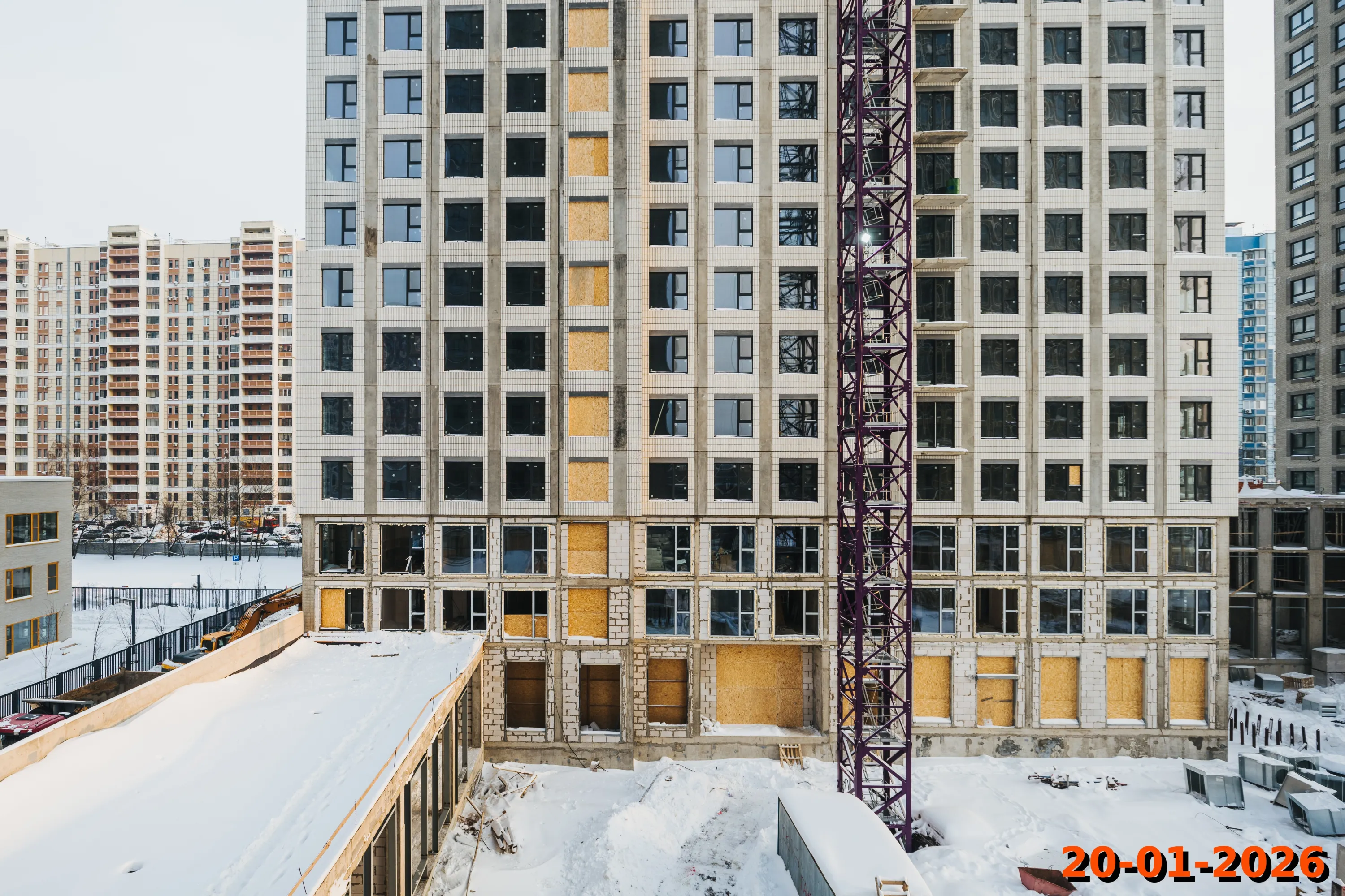 ЖК Бусиновский парк ход строительства