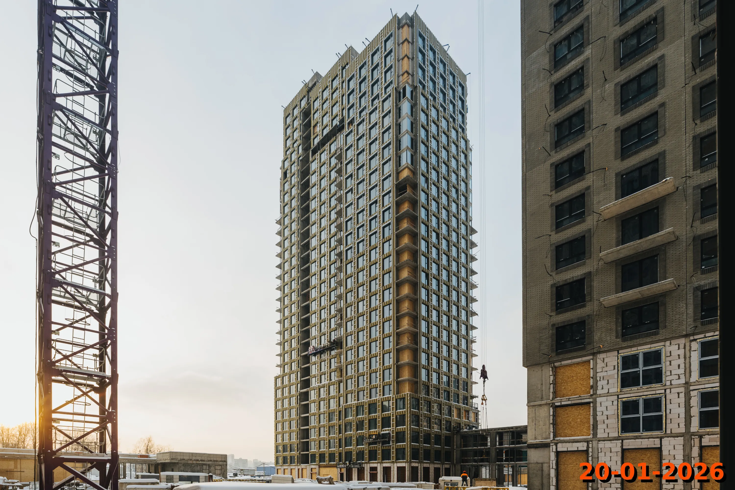 ЖК Бусиновский парк ход строительства