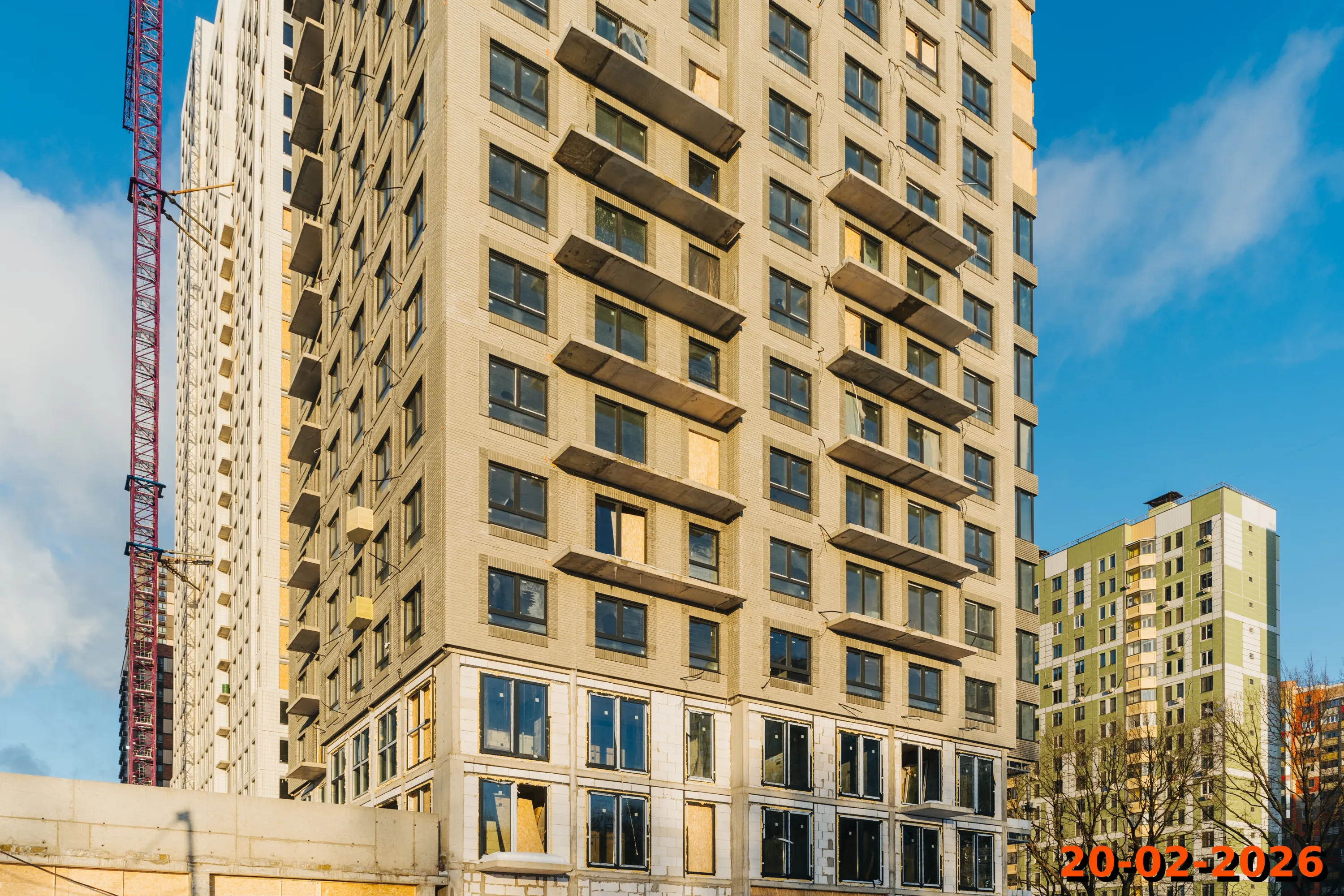 ЖК Бусиновский парк ход строительства