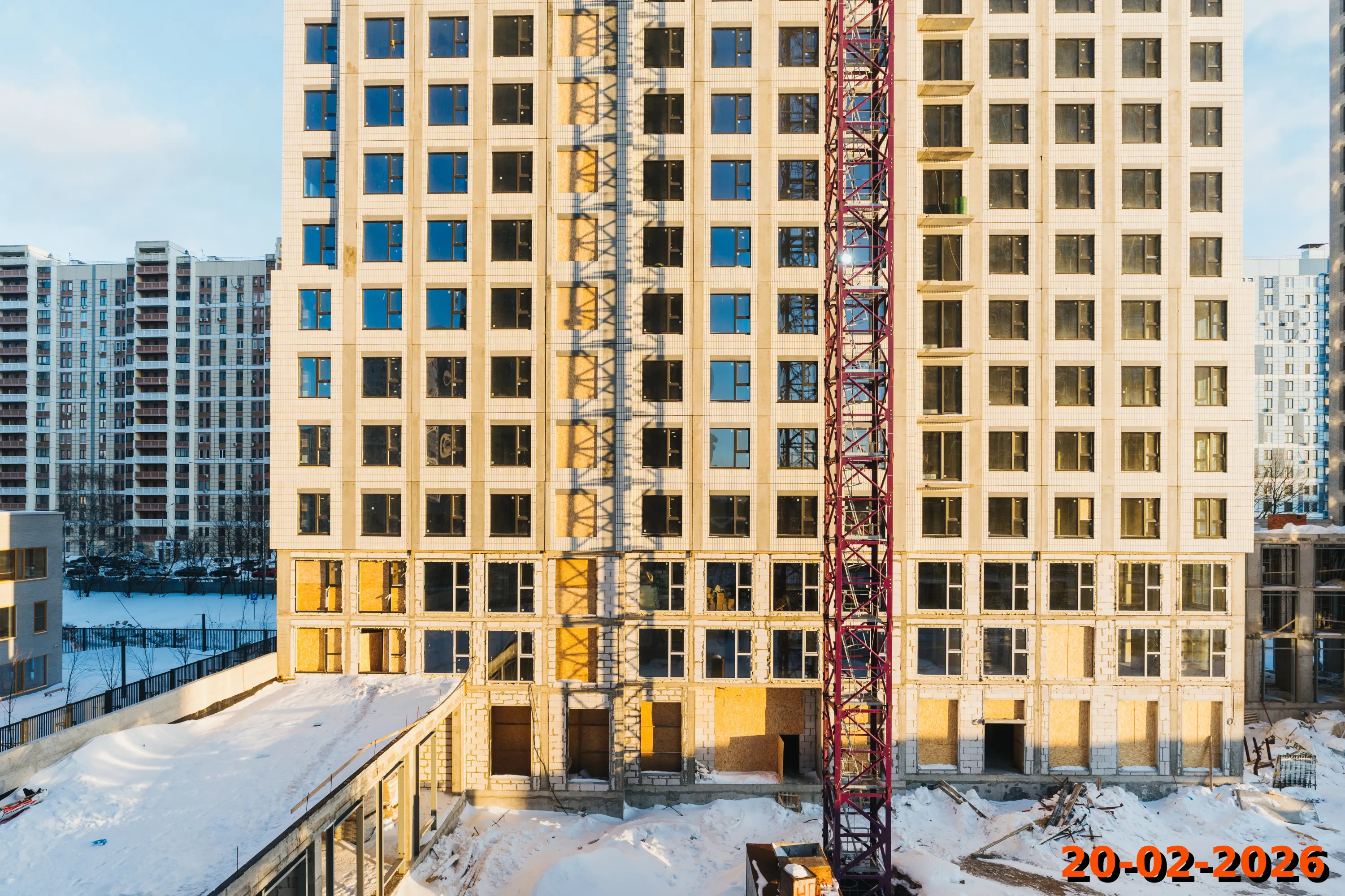 ЖК Бусиновский парк ход строительства