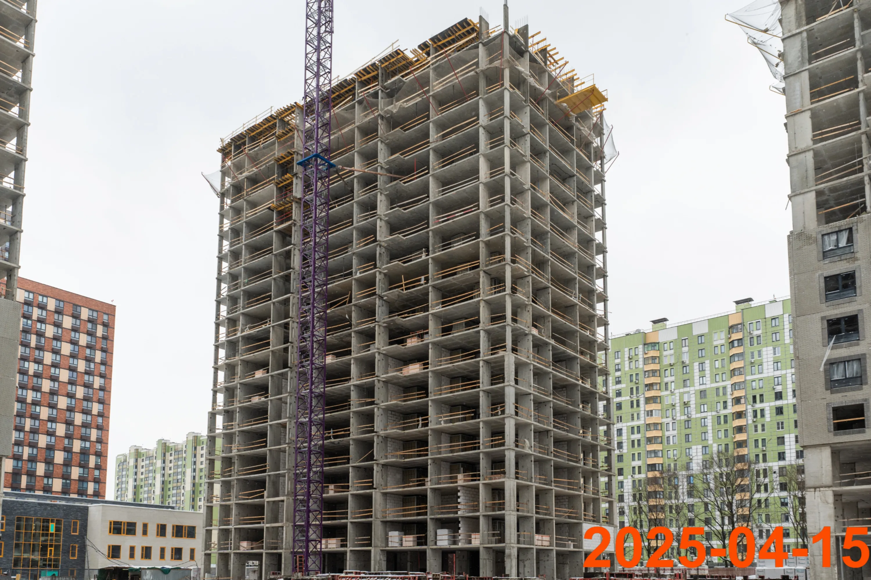 ЖК Бусиновский парк ход строительства