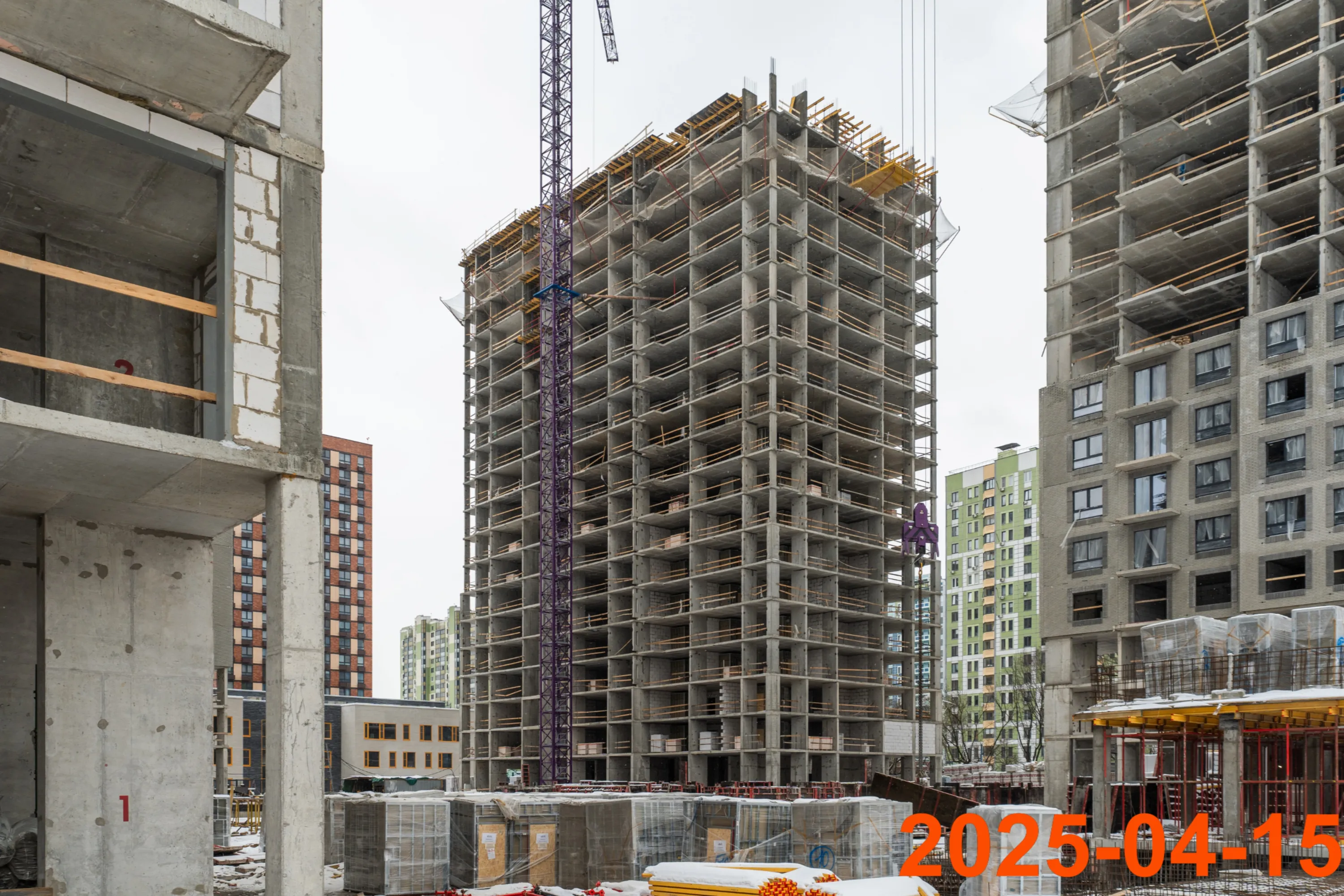 ЖК Бусиновский парк ход строительства