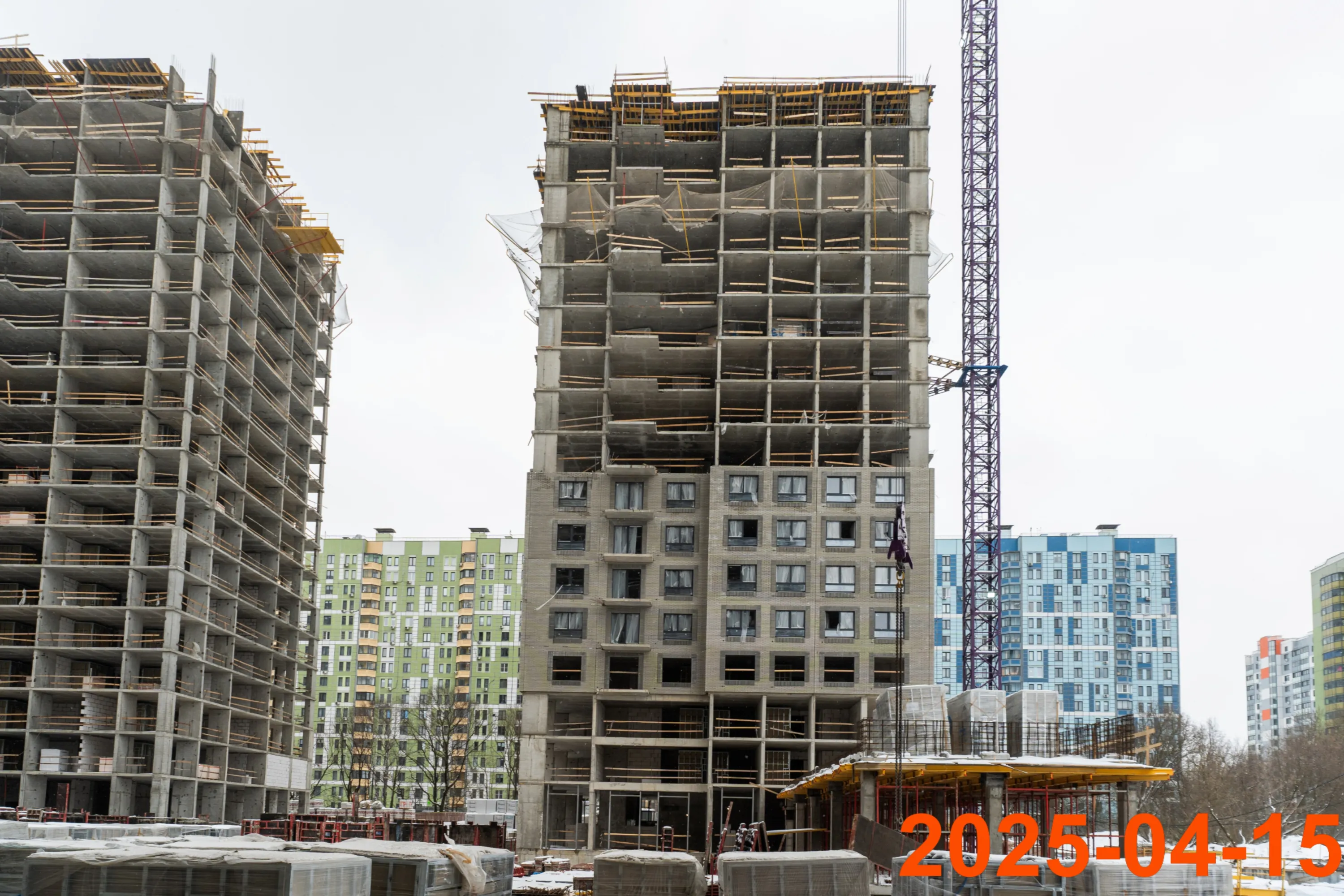 ЖК Бусиновский парк ход строительства