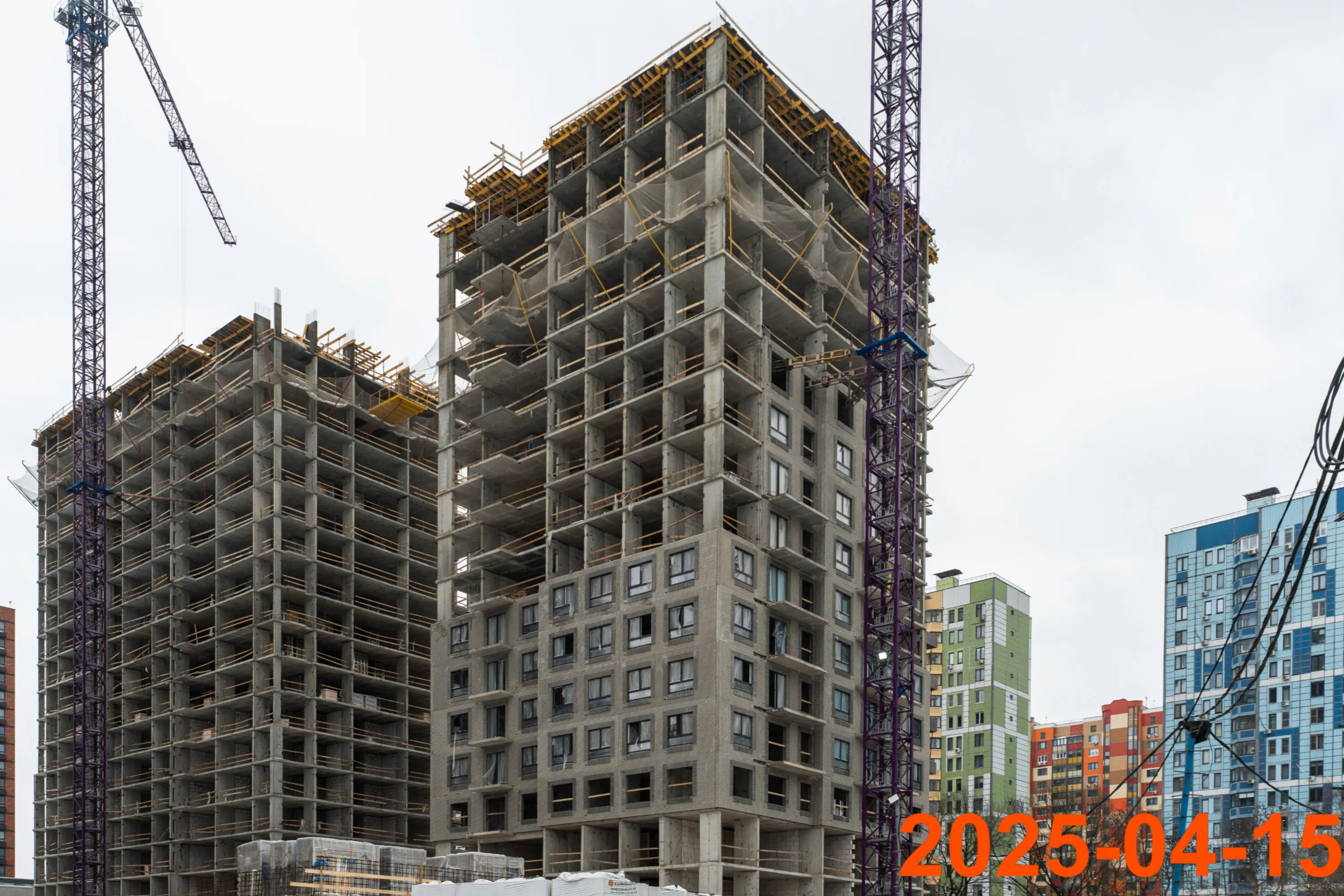 ЖК Бусиновский парк ход строительства