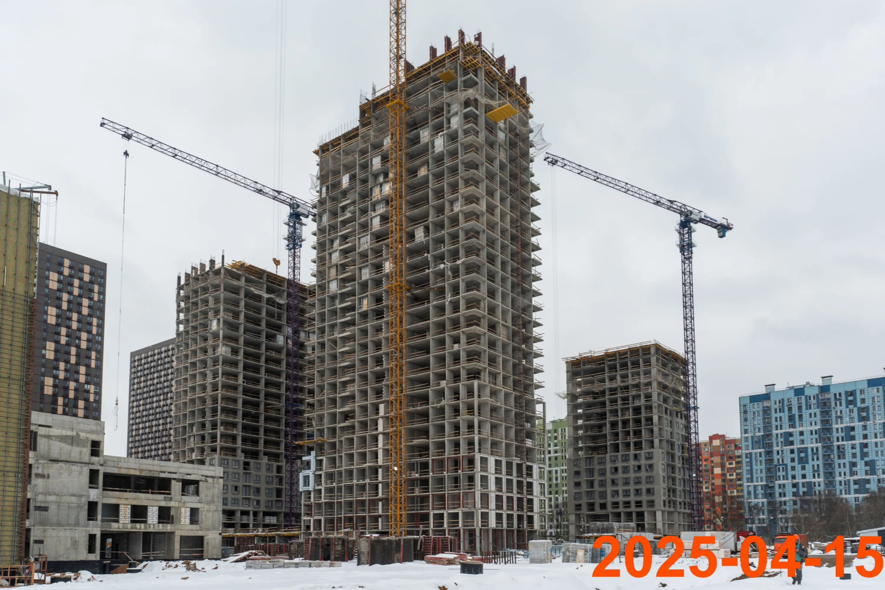 ЖК Бусиновский парк ход строительства