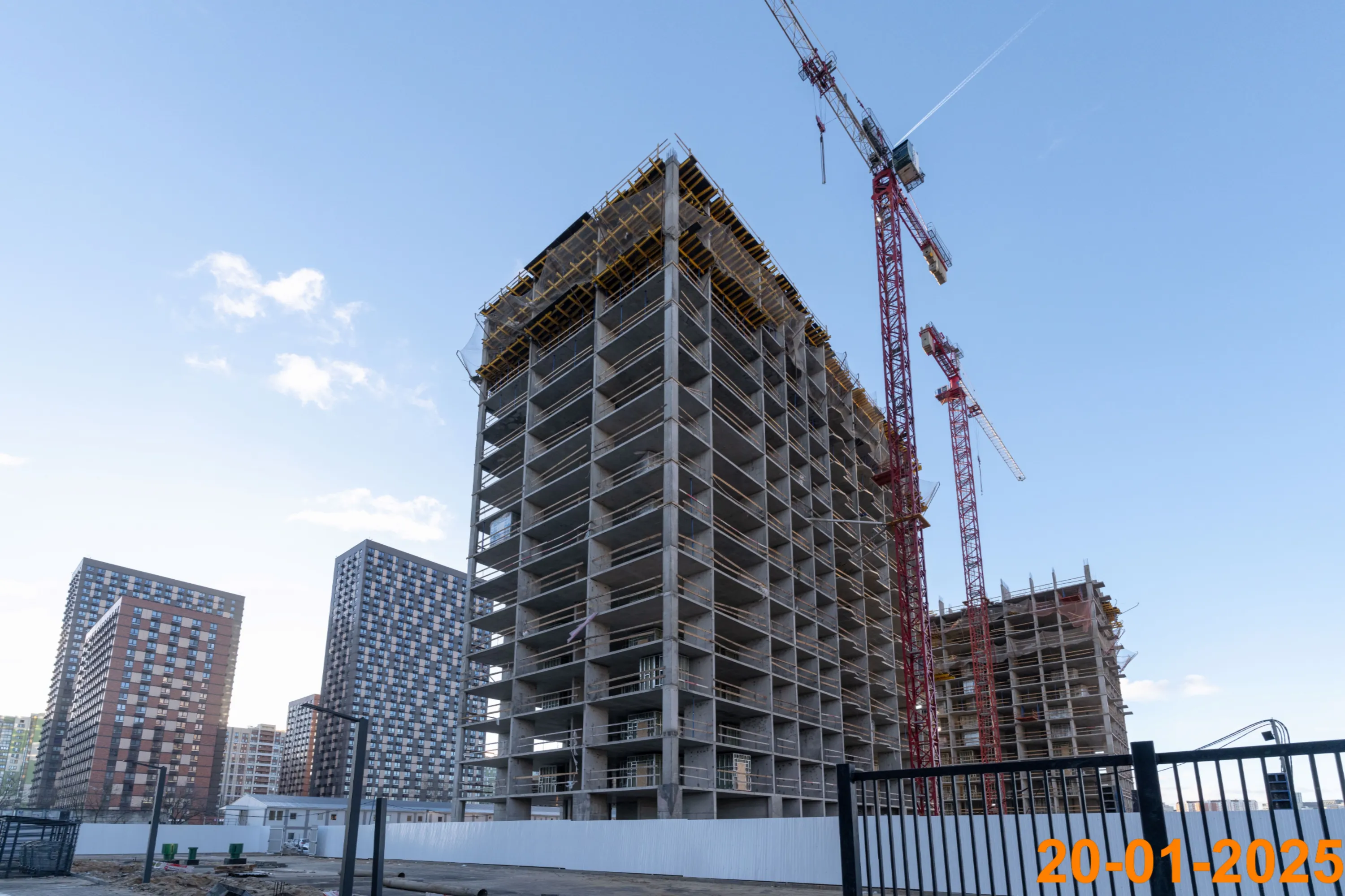 ЖК Бусиновский парк ход строительства